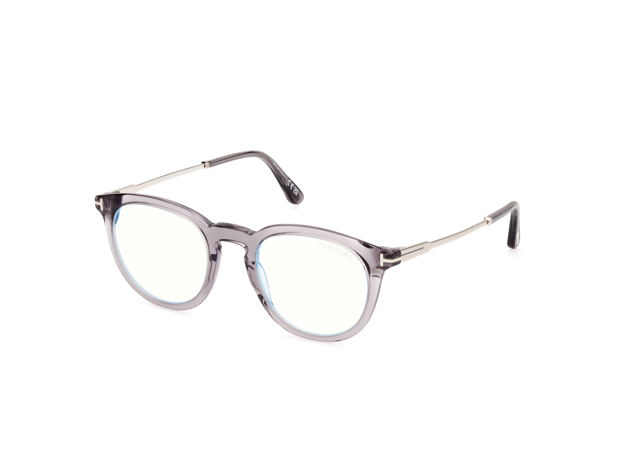 0889214443625 - TOM FORD Mann FT5905-B 020 Rahmen von BRILLEN Acetat Grau  Kreisel Normal