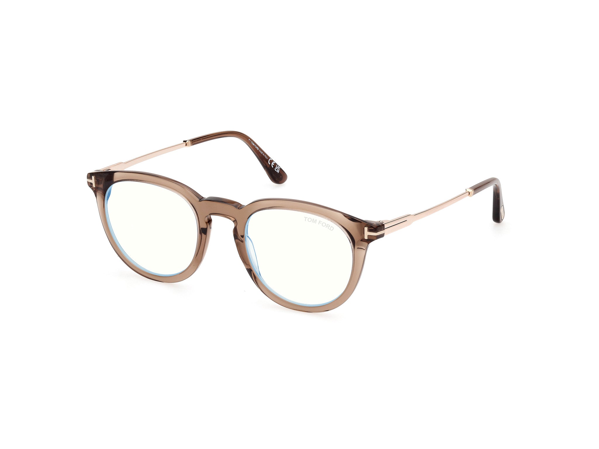 0889214443632 - TOM FORD Mann FT5905-B 045 Rahmen von BRILLEN Acetat Braun  Kreisel Normal