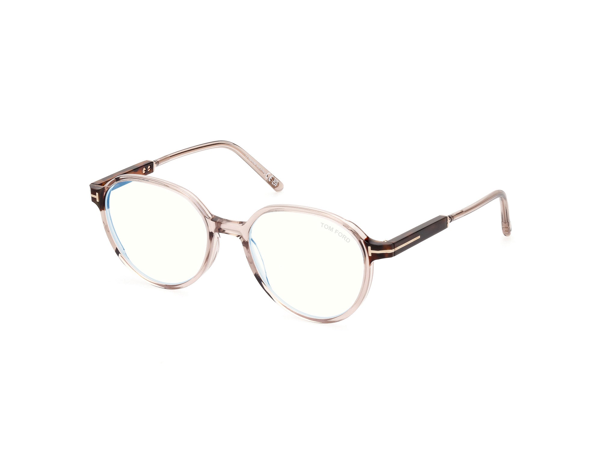 0889214443823 - TOM FORD Damen FT5910-B 45 Rahmen von BRILLEN Acetat Braun  Rund Normal