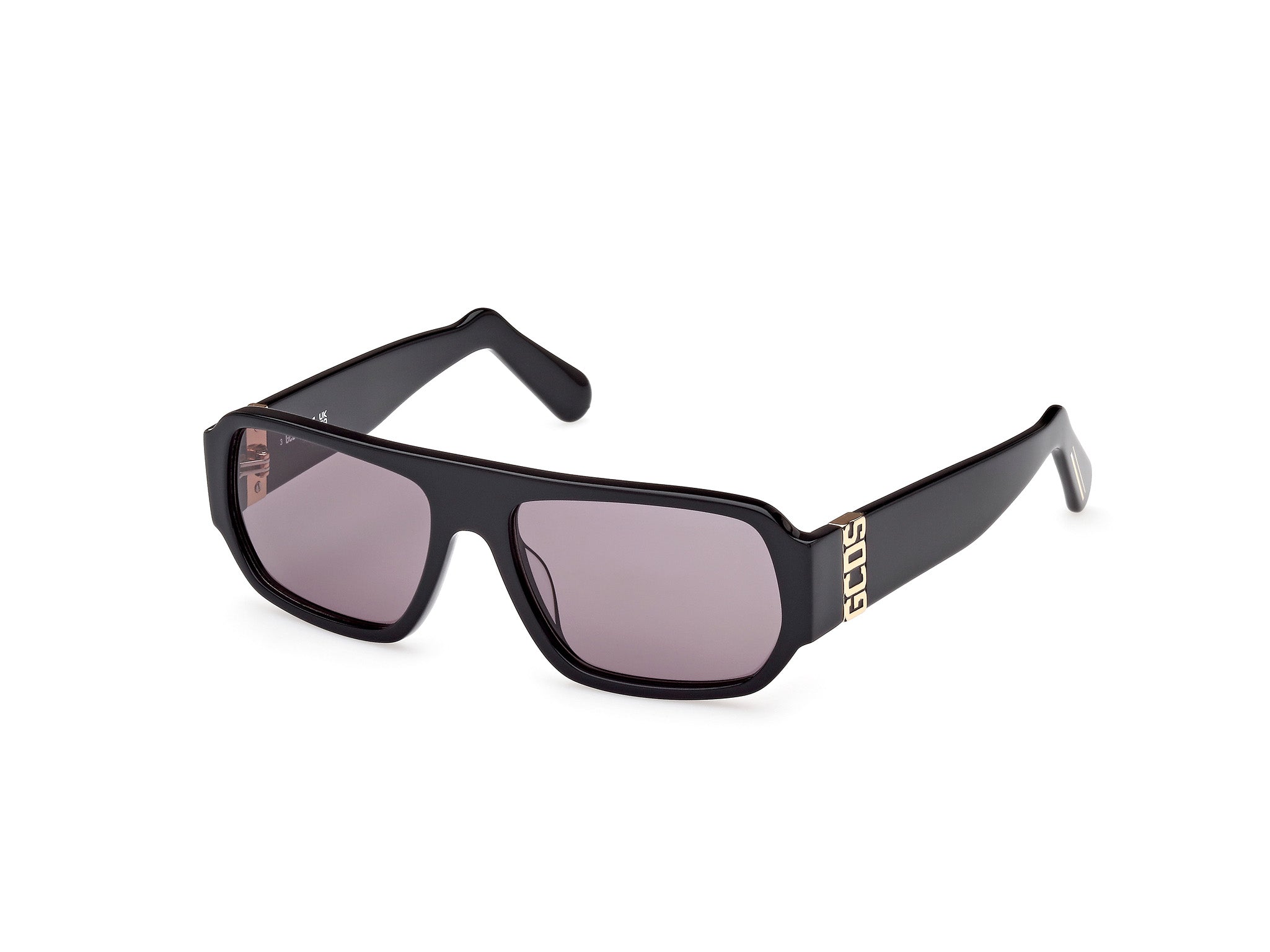 0889214445612 - Unisex GD0034 01A Gläser SONNENBRILLEN Acetat Schwarz Rauch Geometrisch Normal