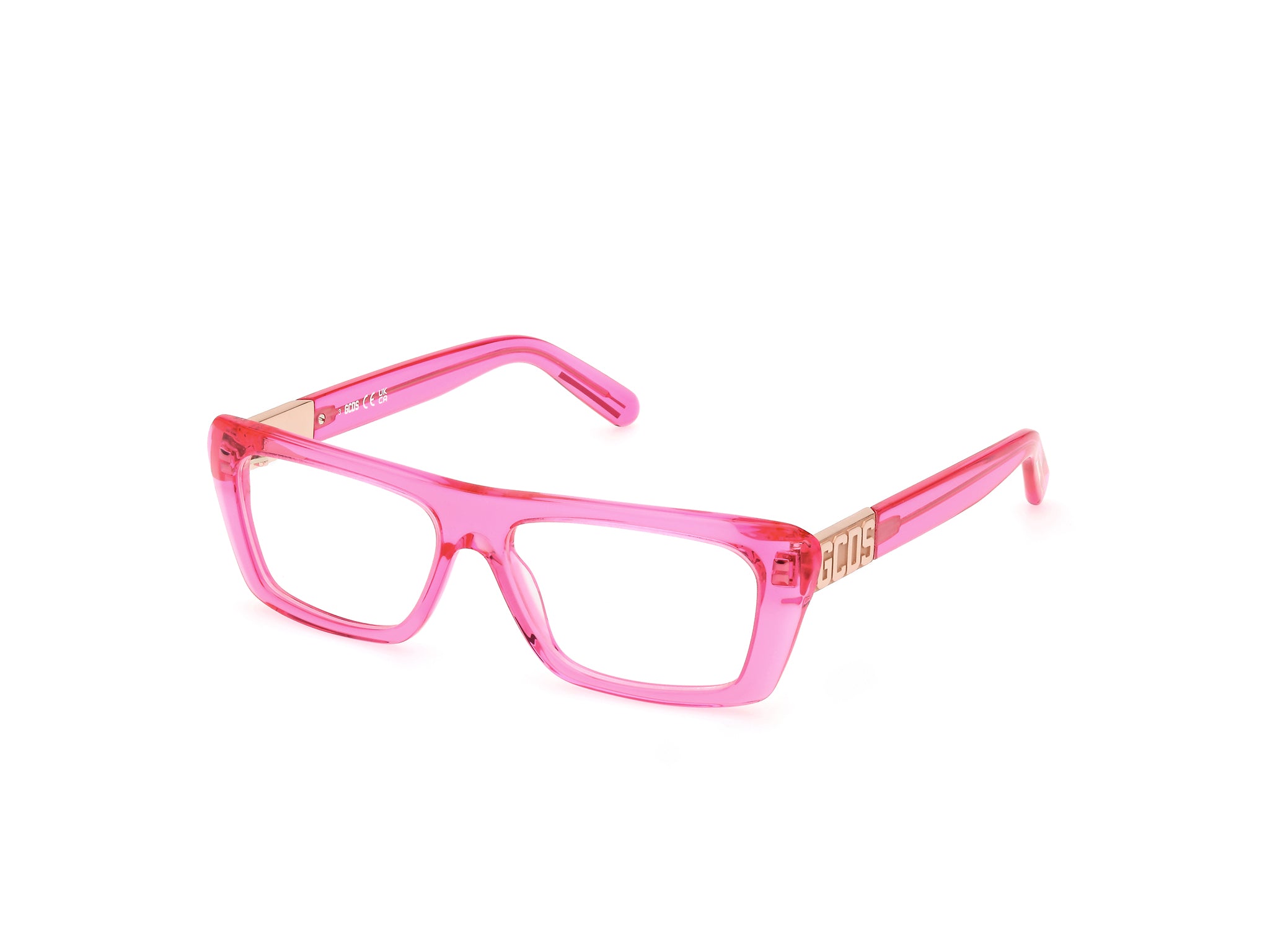 0889214445742 - Unisex GD5018 77 Rahmen von BRILLEN Acetat Fuchsie  Quadratisch Normal