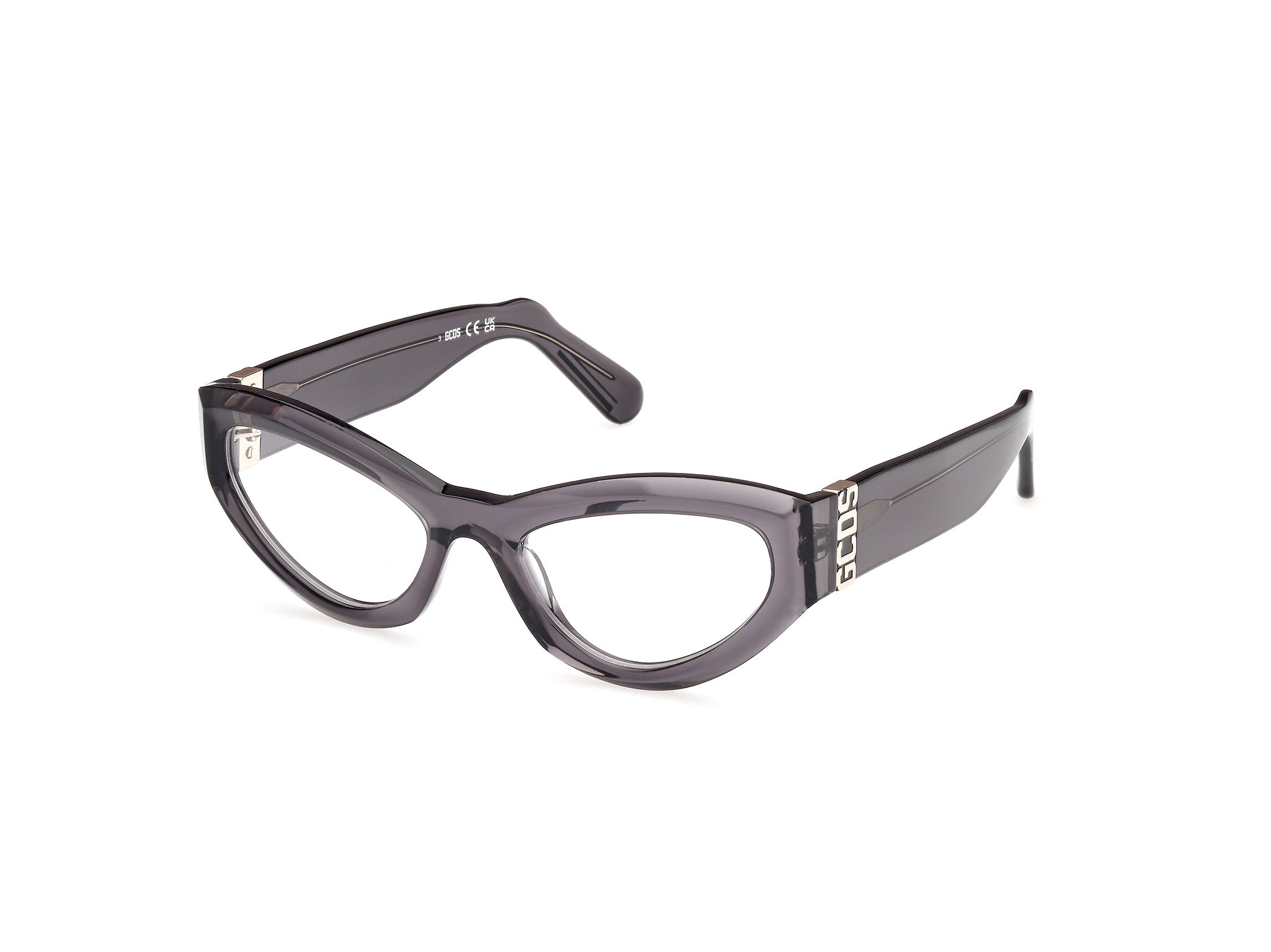 0889214452870 - Unisex GD5024 020 Rahmen von BRILLEN Acetato Grigio  Katzenauge Normal