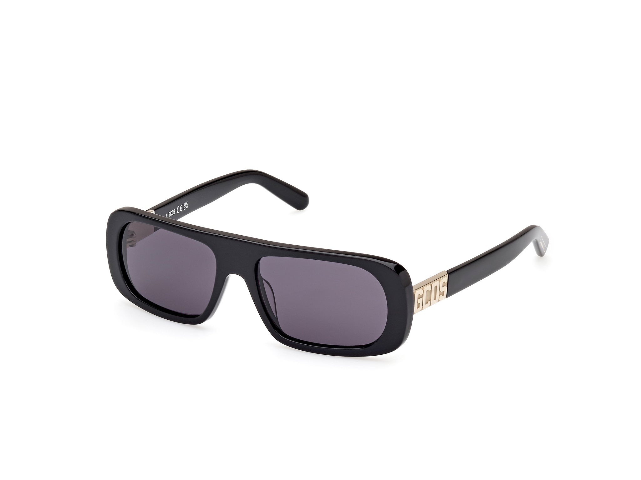 0889214453112 - Unisex GD0039 01A Gläser SONNENBRILLEN Acetat Schwarz Rauch Geometrisch Normal