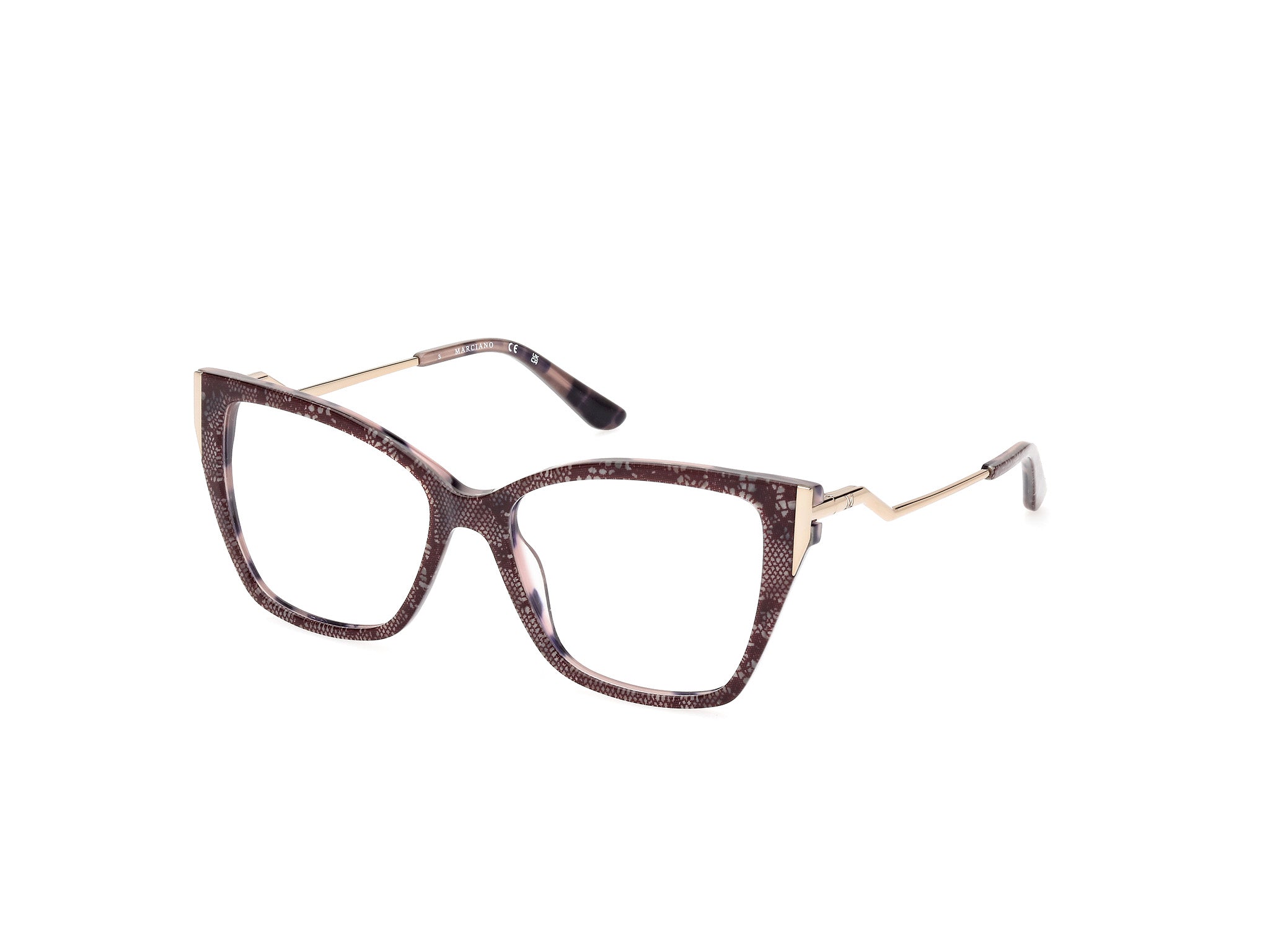 0889214456366 - Damen GM0399 71 Rahmen von BRILLEN Acetat Bordeaux  Quadratisch Normal