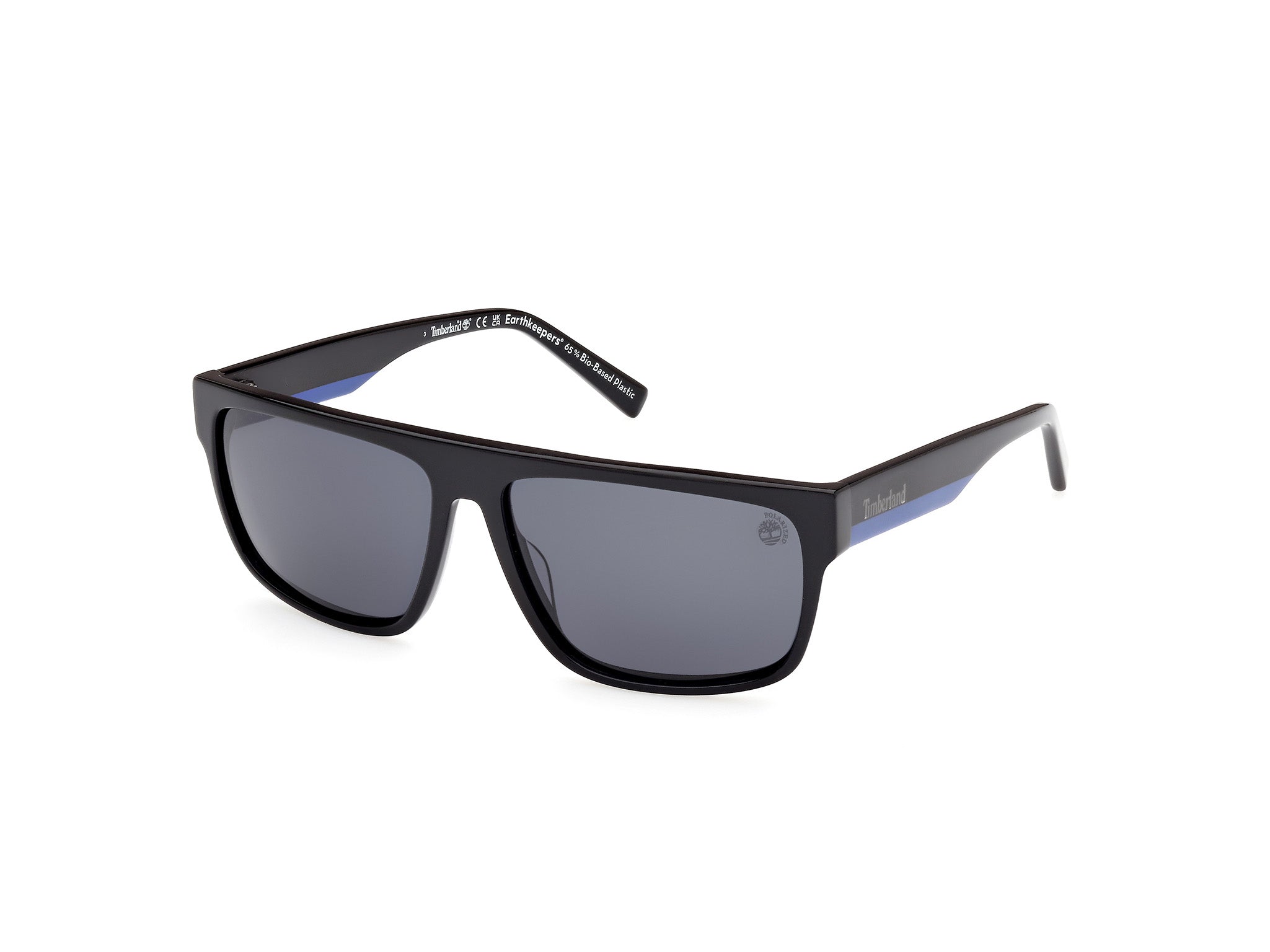 0889214460349 - Herren TB9342 01D Gläser SONNENBRILLEN Acetat Schwarz Rauch Quadratisch Polarisiert