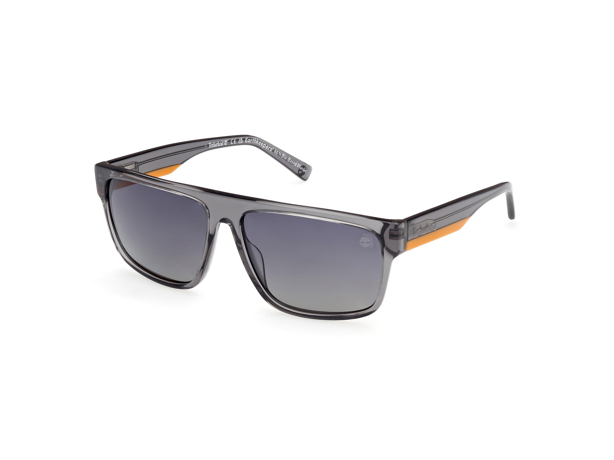 0889214460356 - Herren TB9342 20D Gläser SONNENBRILLEN Acetat Grau Rauch Quadratisch Polarisiert