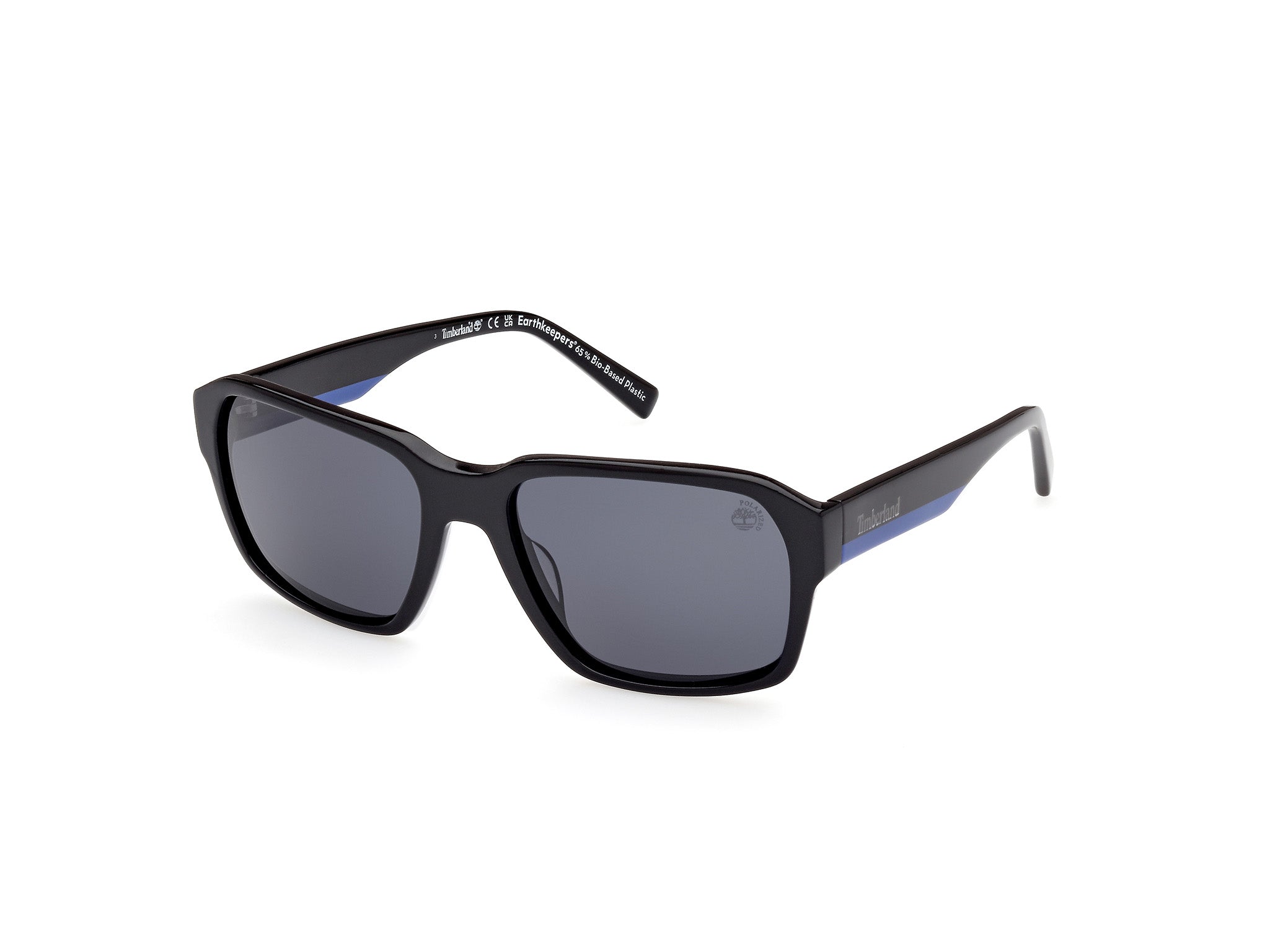 0889214460387 - Herren TB9343 01D Gläser SONNENBRILLEN Acetat Schwarz Grau Quadratisch Polarisiert