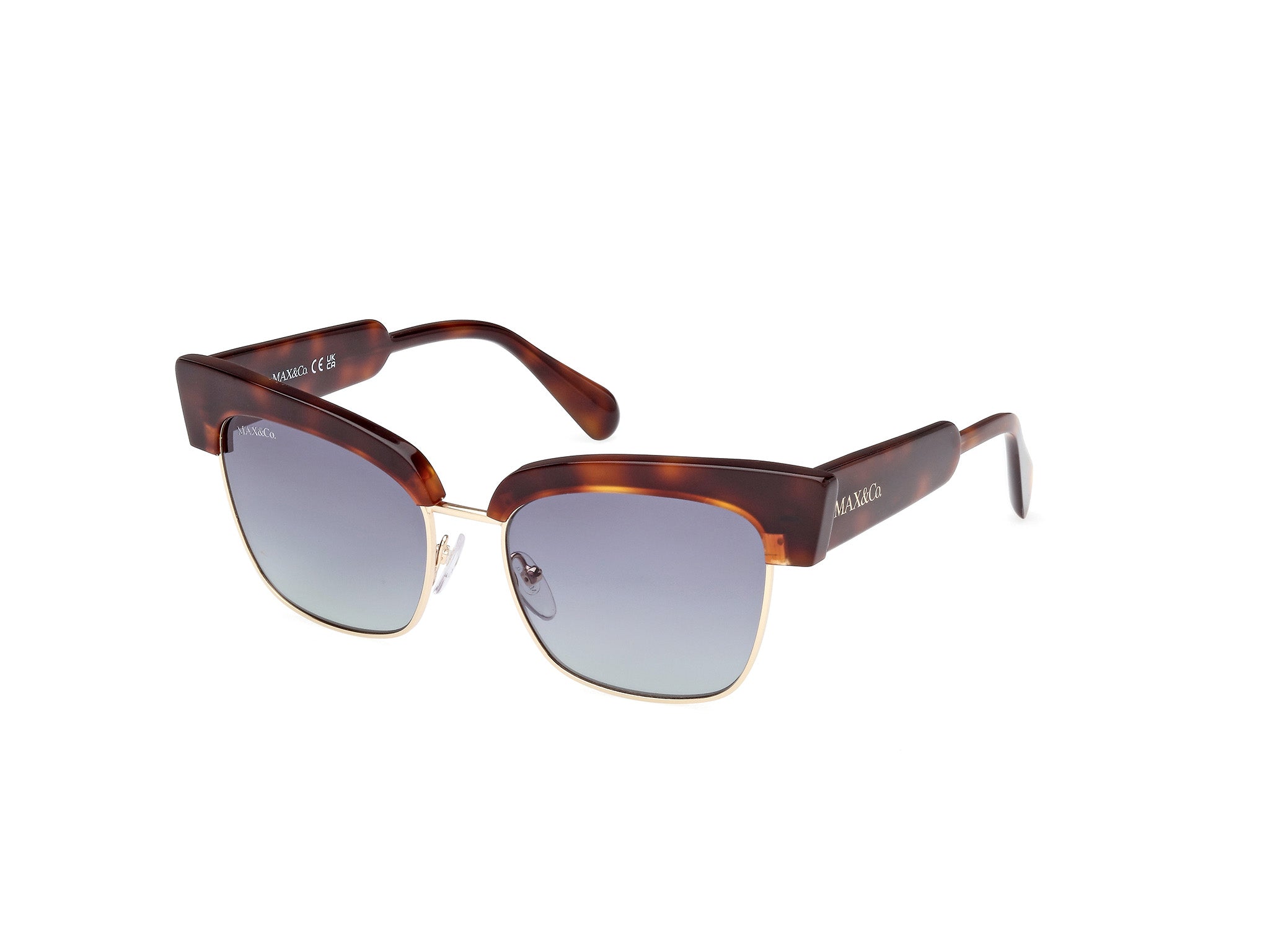 0889214461315 - Damen MO0092 52W Gläser SONNENBRILLEN Acetat   Cat Eye Normal Schattiert