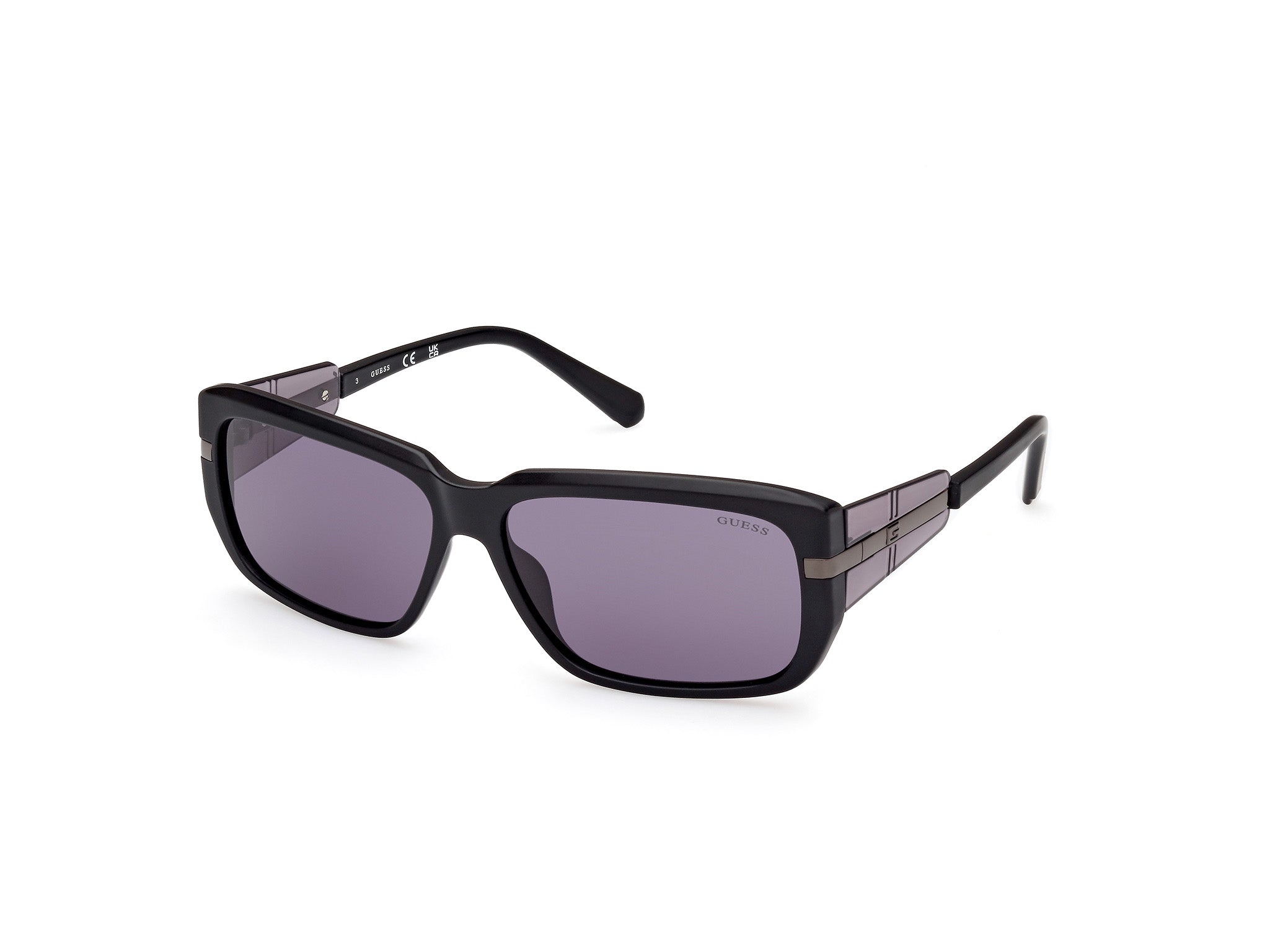 0889214462855 - Herren GU00090 02Y Gläser SONNENBRILLEN Injiziert Schwarz Violett Quadratisch Normal 0889214462855 - Herren GU00090 02Y Gläser SONNENBRILLEN Injiziert Schwarz Violett Quadratisch Normal