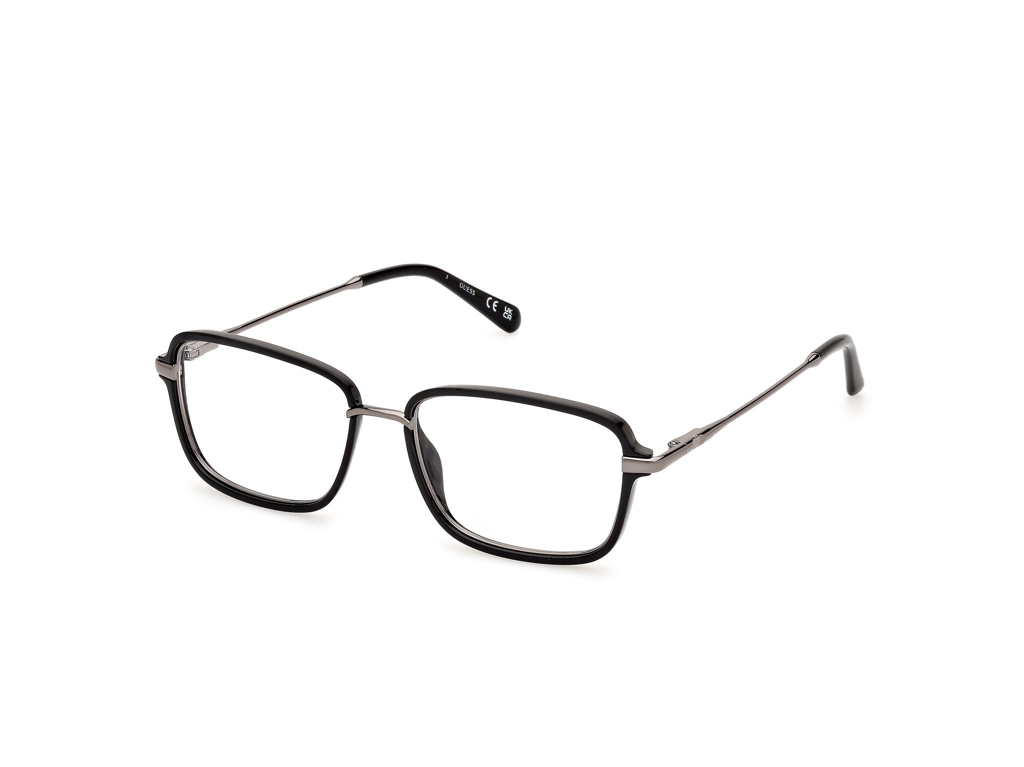 0889214464705 - Herren GU50099 001 Rahmen von BRILLEN Injiziert Schwarz  Quadratisch Normal