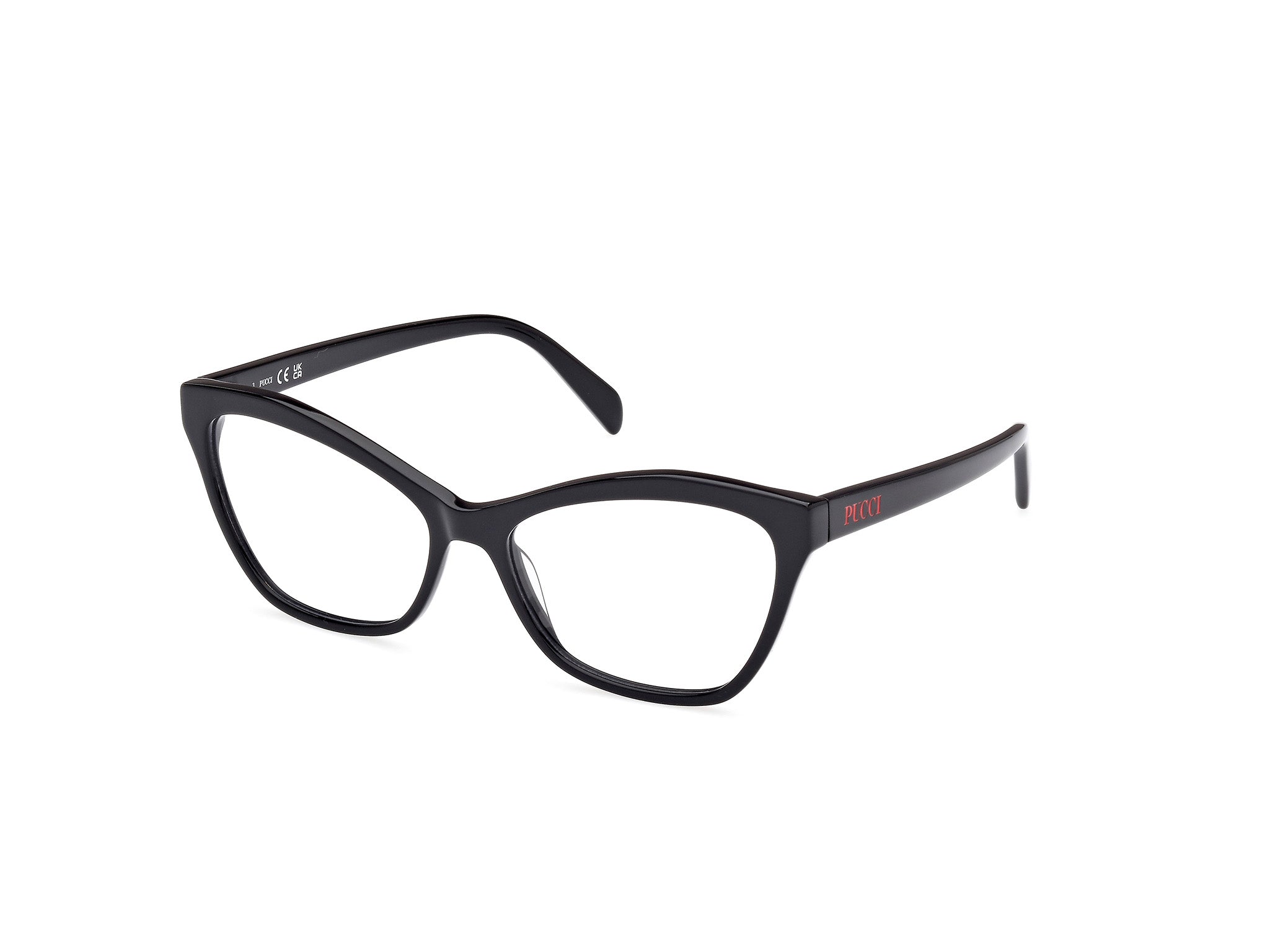 0889214468062 - Emilio Pucci Damen EP5241 001 Rahmen von BRILLEN Acetat Schwarz  Cat Eye Normal