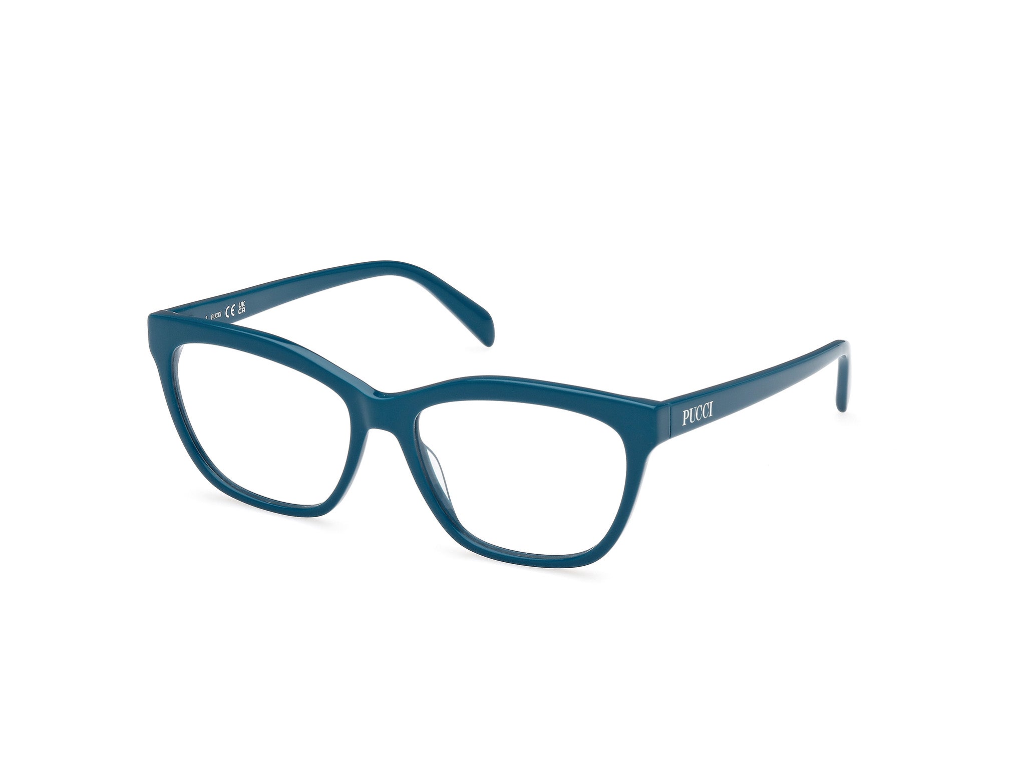 0889214468116 - Emilio Pucci Damen EP5242 090 Rahmen von BRILLEN Acetat Blau  Quadratisch Normal