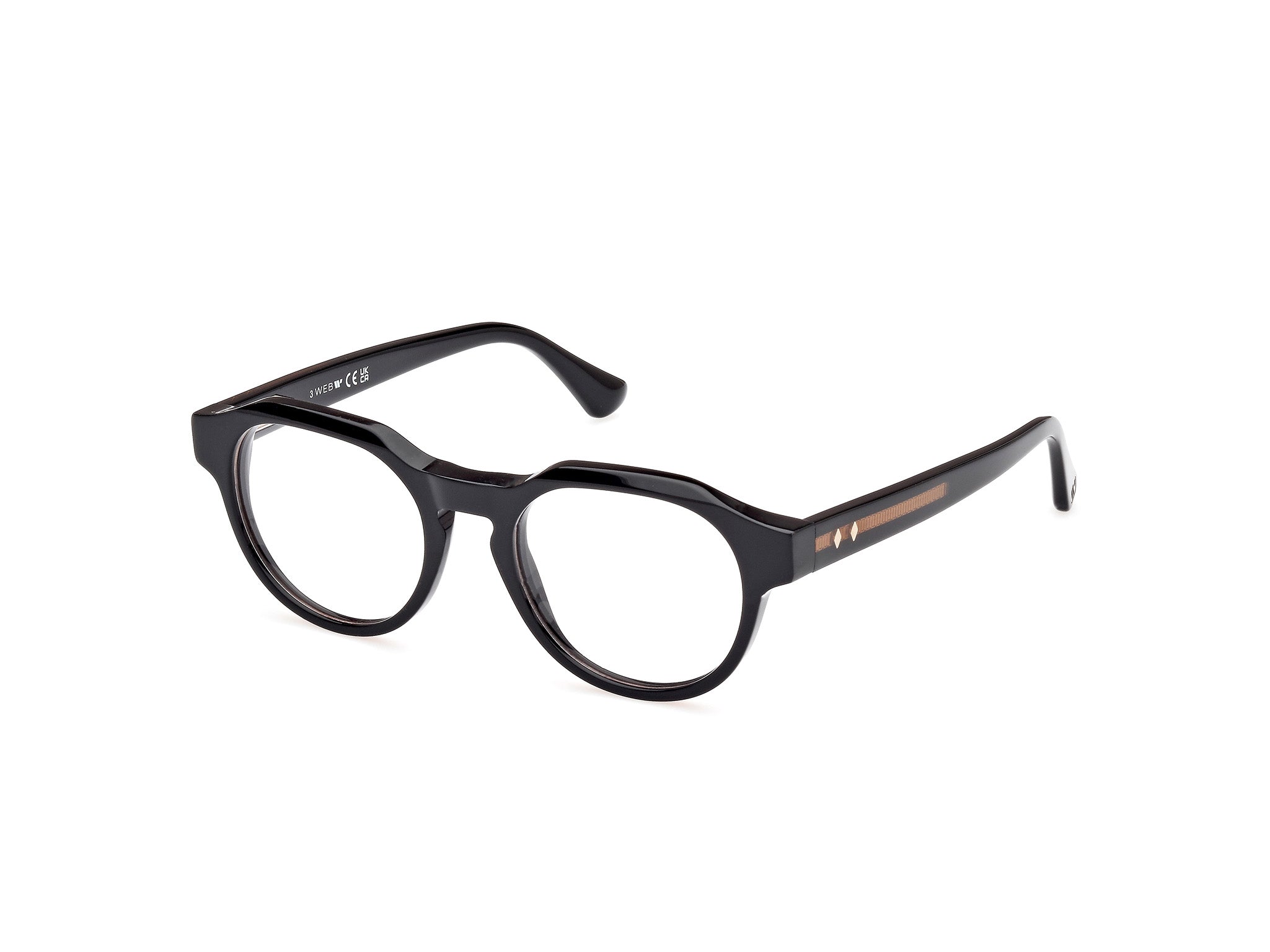 0889214468529 - Unisex WE5421 1 Rahmen von BRILLEN Acetat Schwarz  Rund Normal