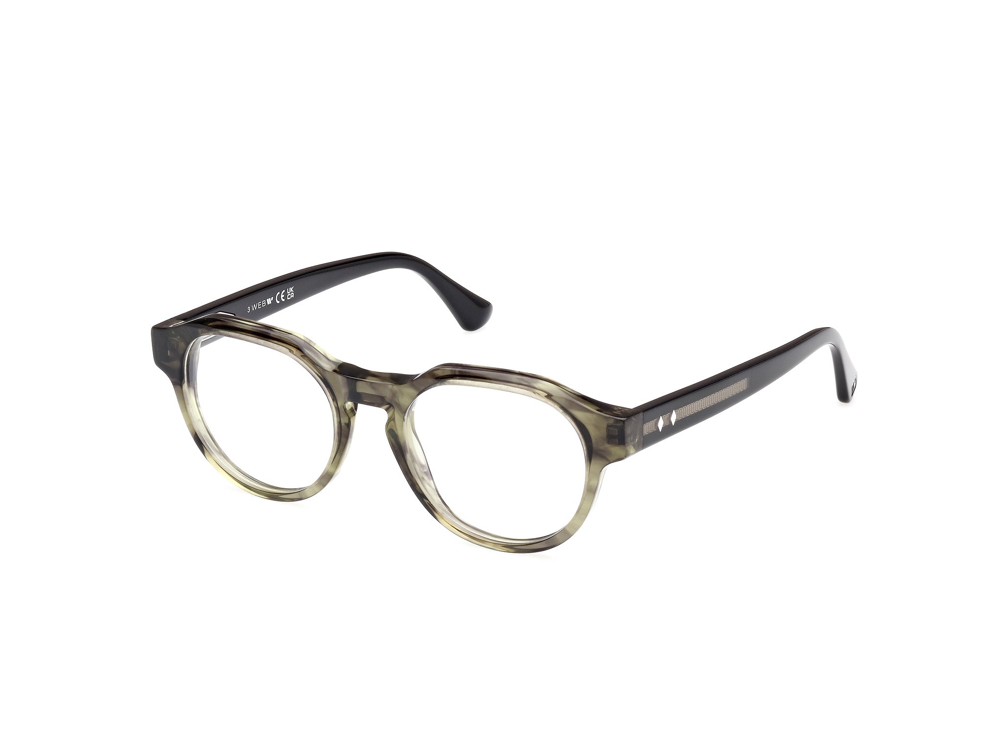 0889214468550 - Unisex WE5421 98 Rahmen von BRILLEN Acetat Grün  Rund Normal