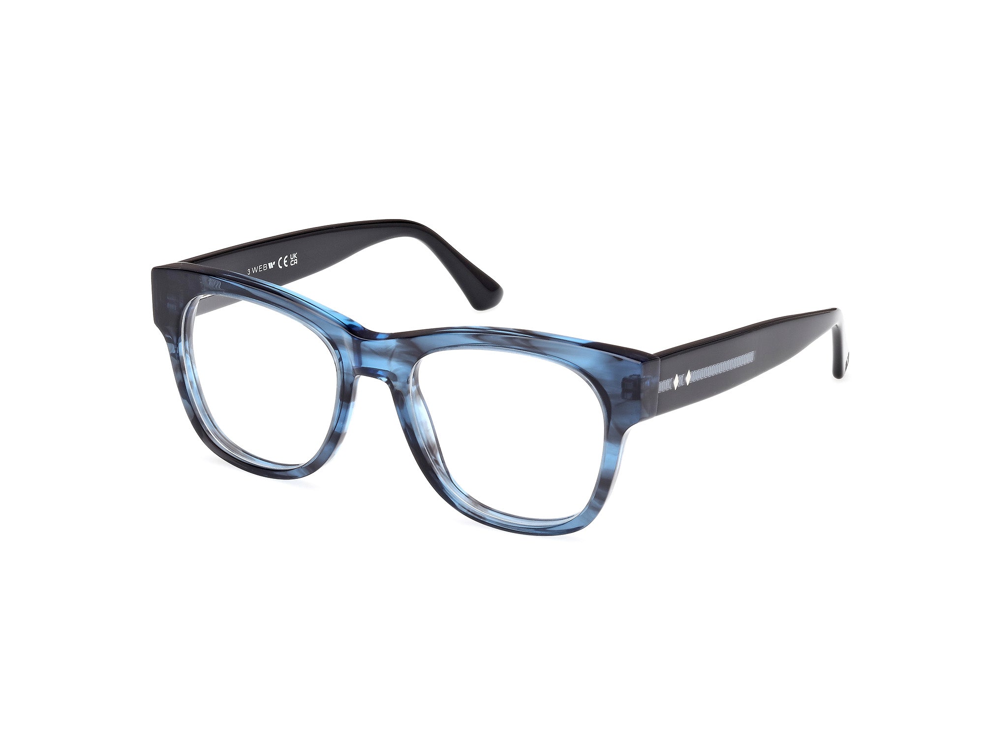 0889214468635 - Herren WE5423 92 Rahmen von BRILLEN Acetat Blau  Rund Normal