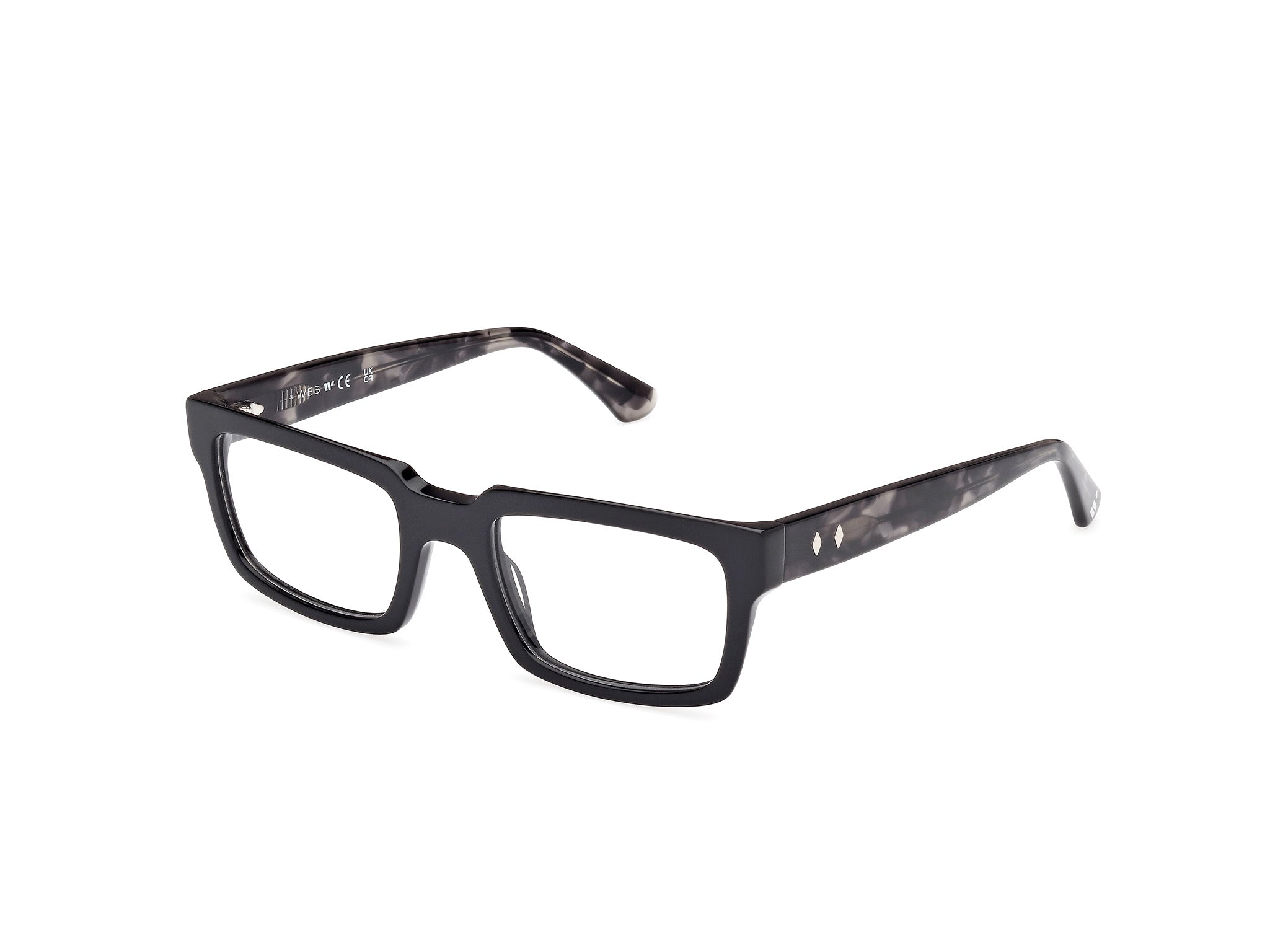 0889214468642 - Herren WE5424 5 Rahmen von BRILLEN Acetat Schwarz  Quadratisch Normal