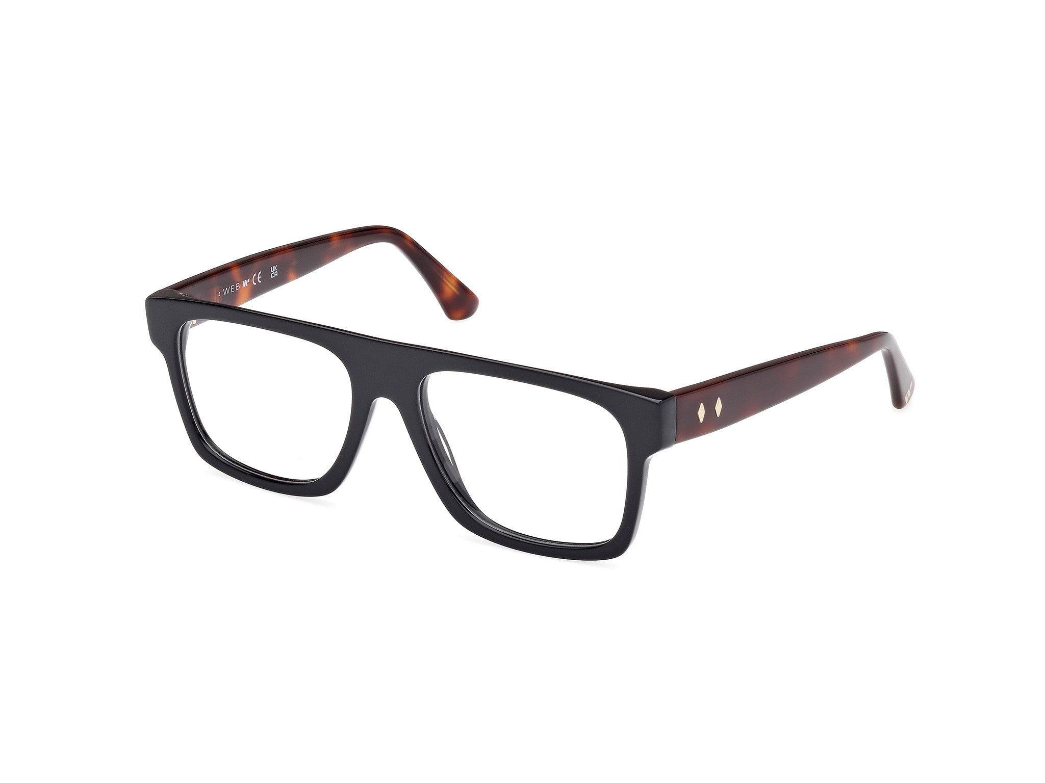 0889214468734 - Herren WE5426 5 Rahmen von BRILLEN Acetat Schwarz  Quadratisch Normal