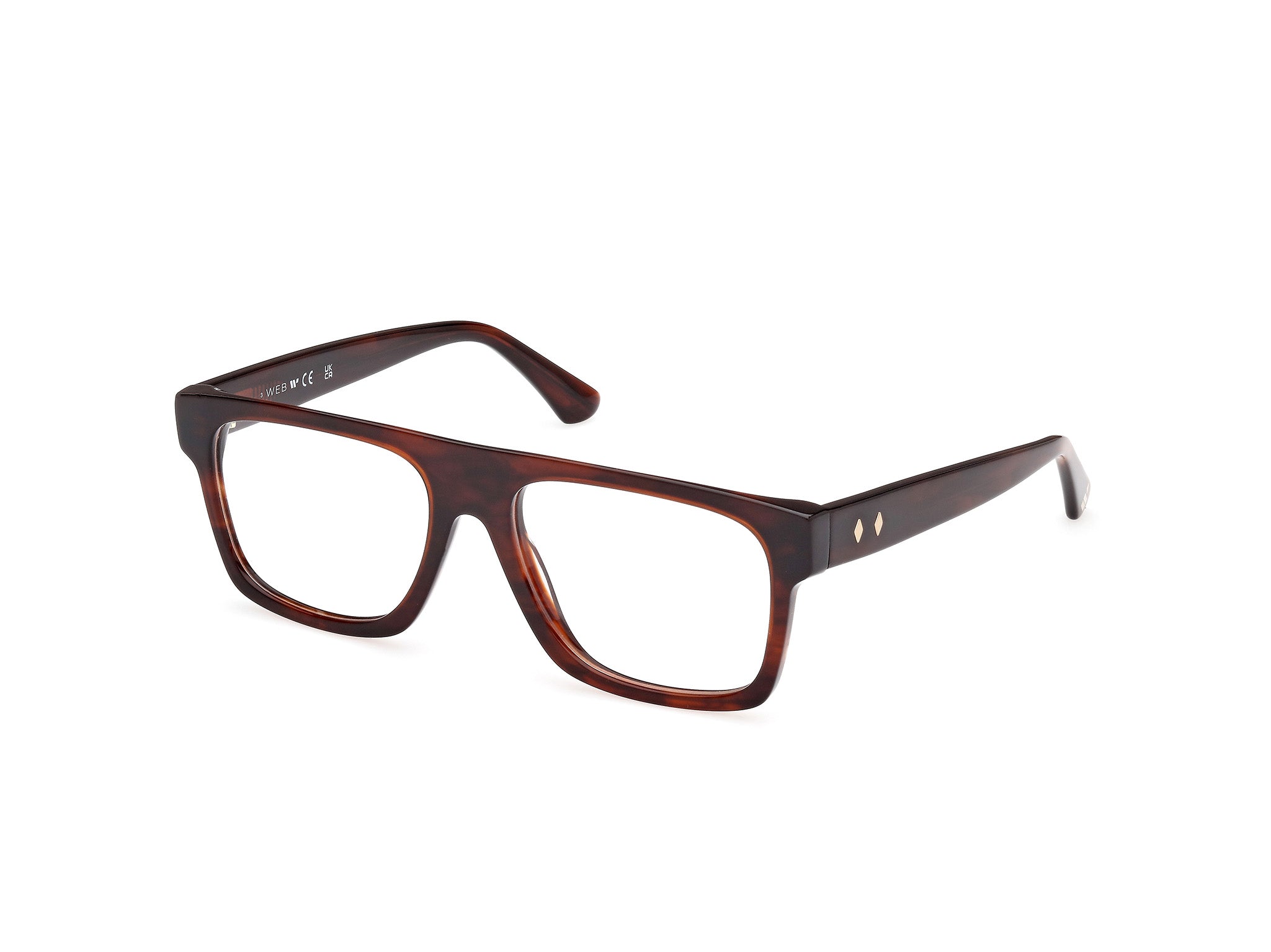 0889214468741 - Herren WE5426 45 Rahmen von BRILLEN Acetat Braun  Quadratisch Normal