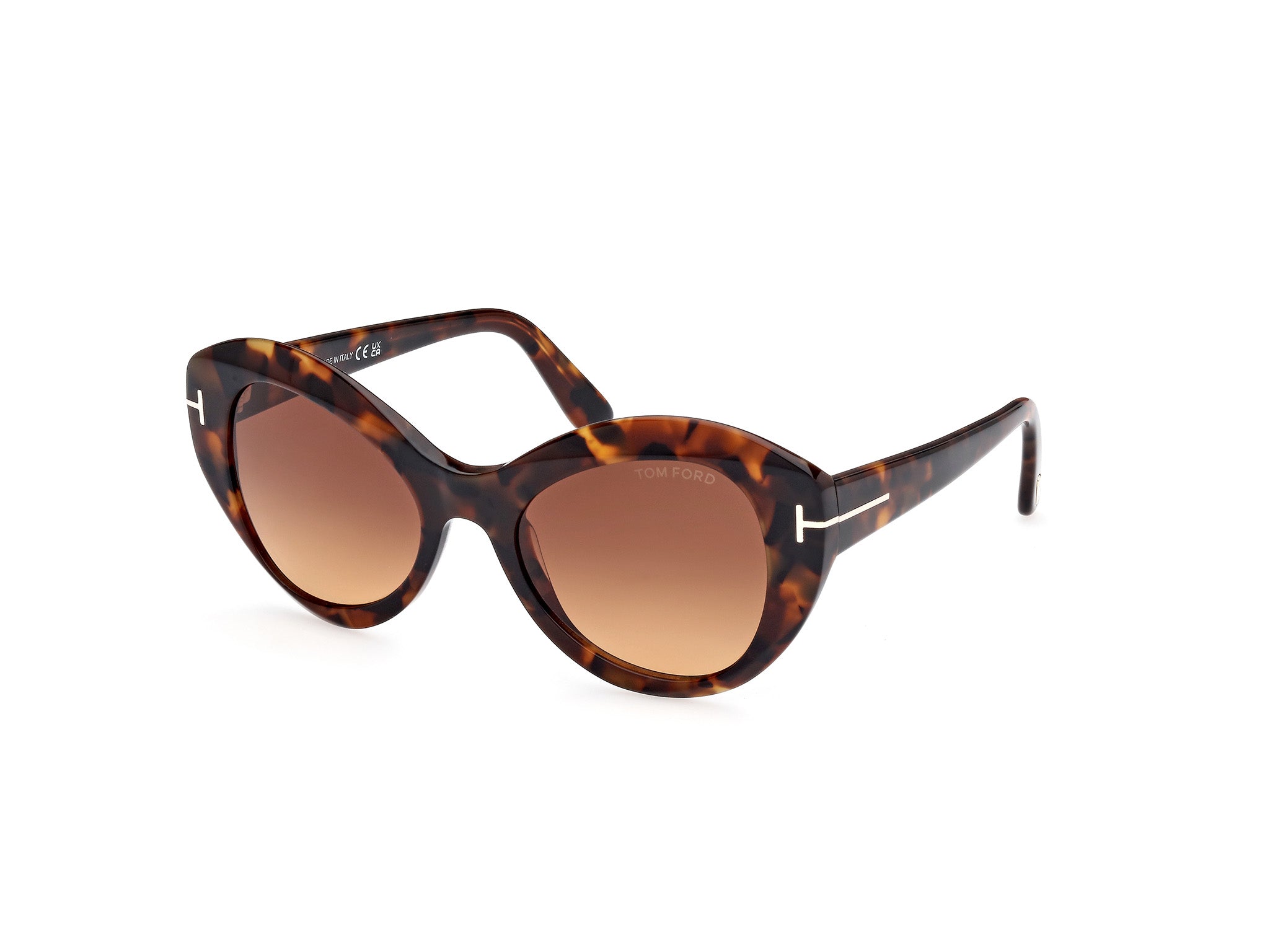 0889214469311 - TOM FORD Frau FT1084 GuiniveRere 52f Gläser SONNENBRILLEN Acetat Dunkler Havanna Braun Schmetterling Normal Schattiert 0889214469311 - TOM FORD Frau FT1084 GuiniveRere 52f Gläser SONNENBRILLEN Acetat Dunkler Havanna Braun Schmetterling Normal Schattiert