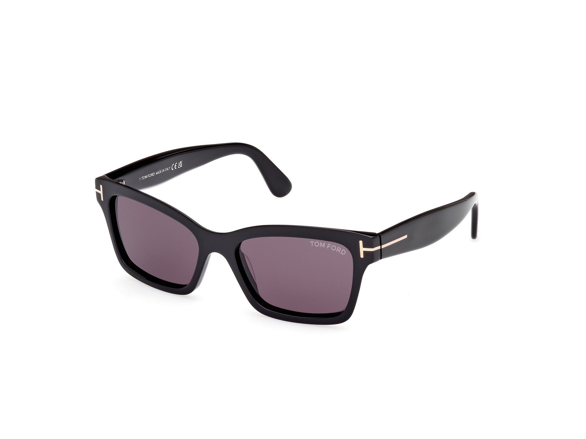 0889214469335 - TOM FORD Damen FT1085 MIKEL 01A Gläser SONNENBRILLEN Acetat Schwarz Grau Quadratisch Normal