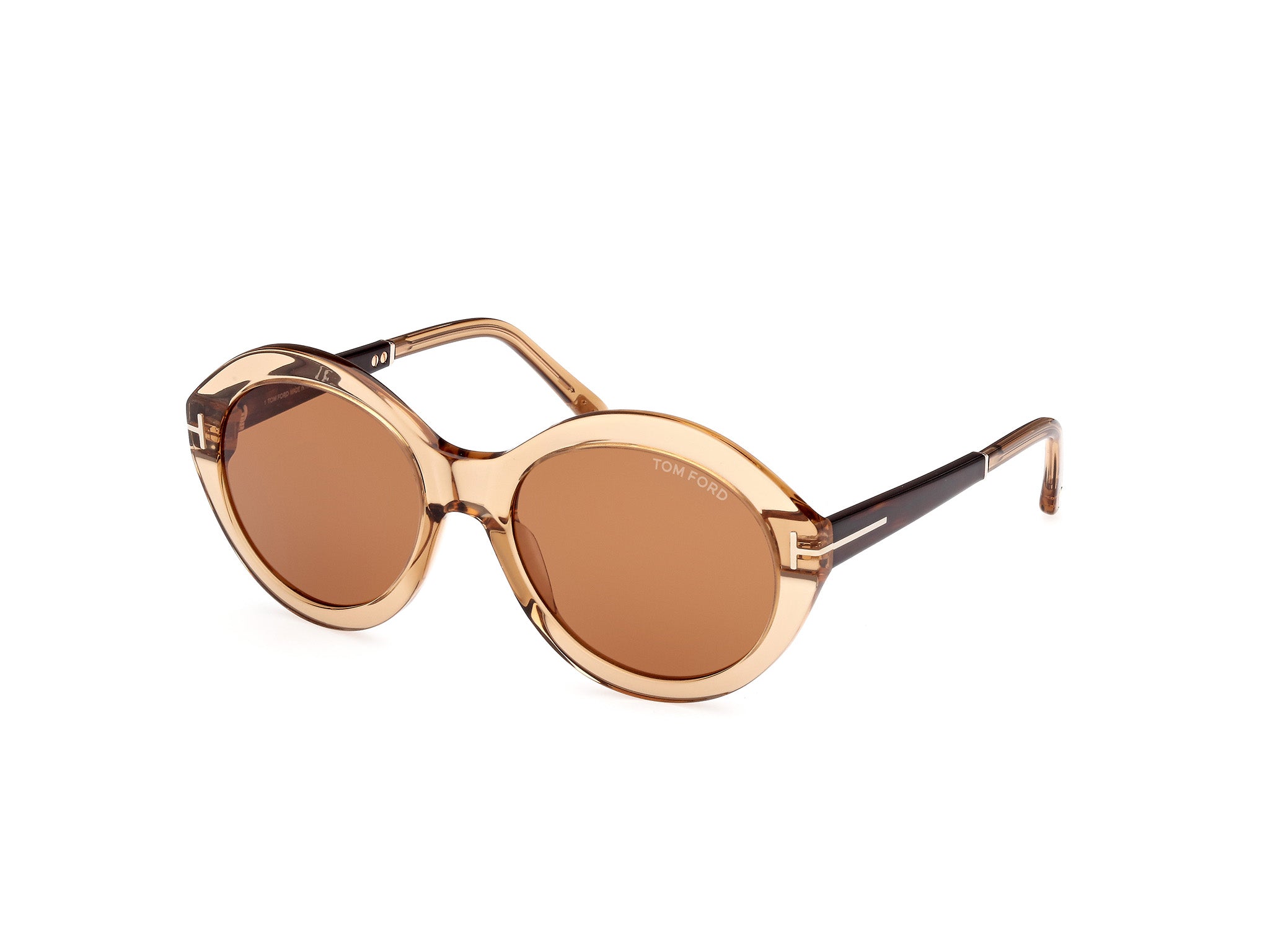 0889214469496 - TOM FORD Frau FT1088 Seraphina 45E Gläser SONNENBRILLEN Acetat Braun Braun Kreisel Normal