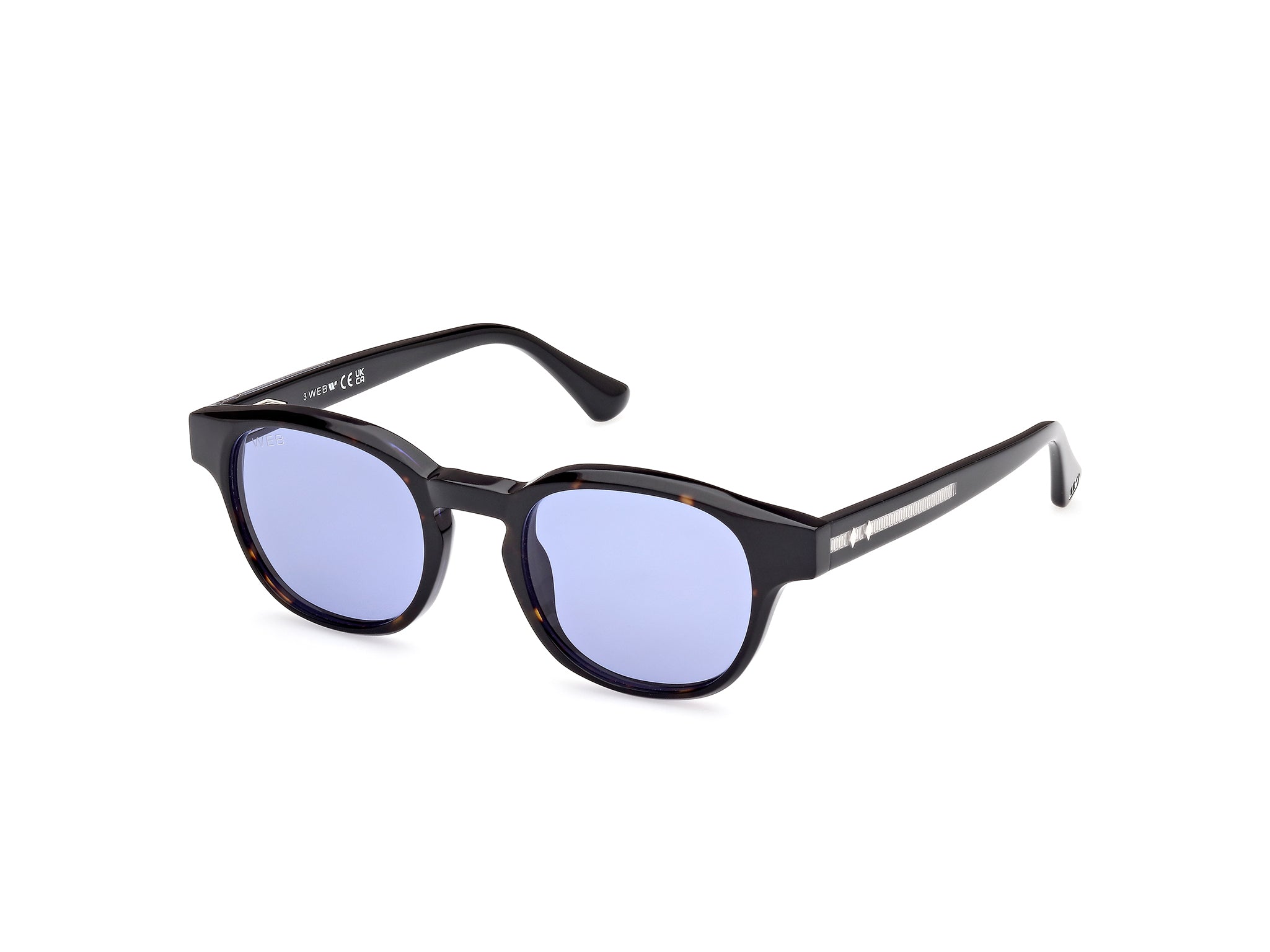 0889214469816 - Mann WE0361 56V Gläser SONNENBRILLEN Acetat Havanna Blau Kreisel Normal