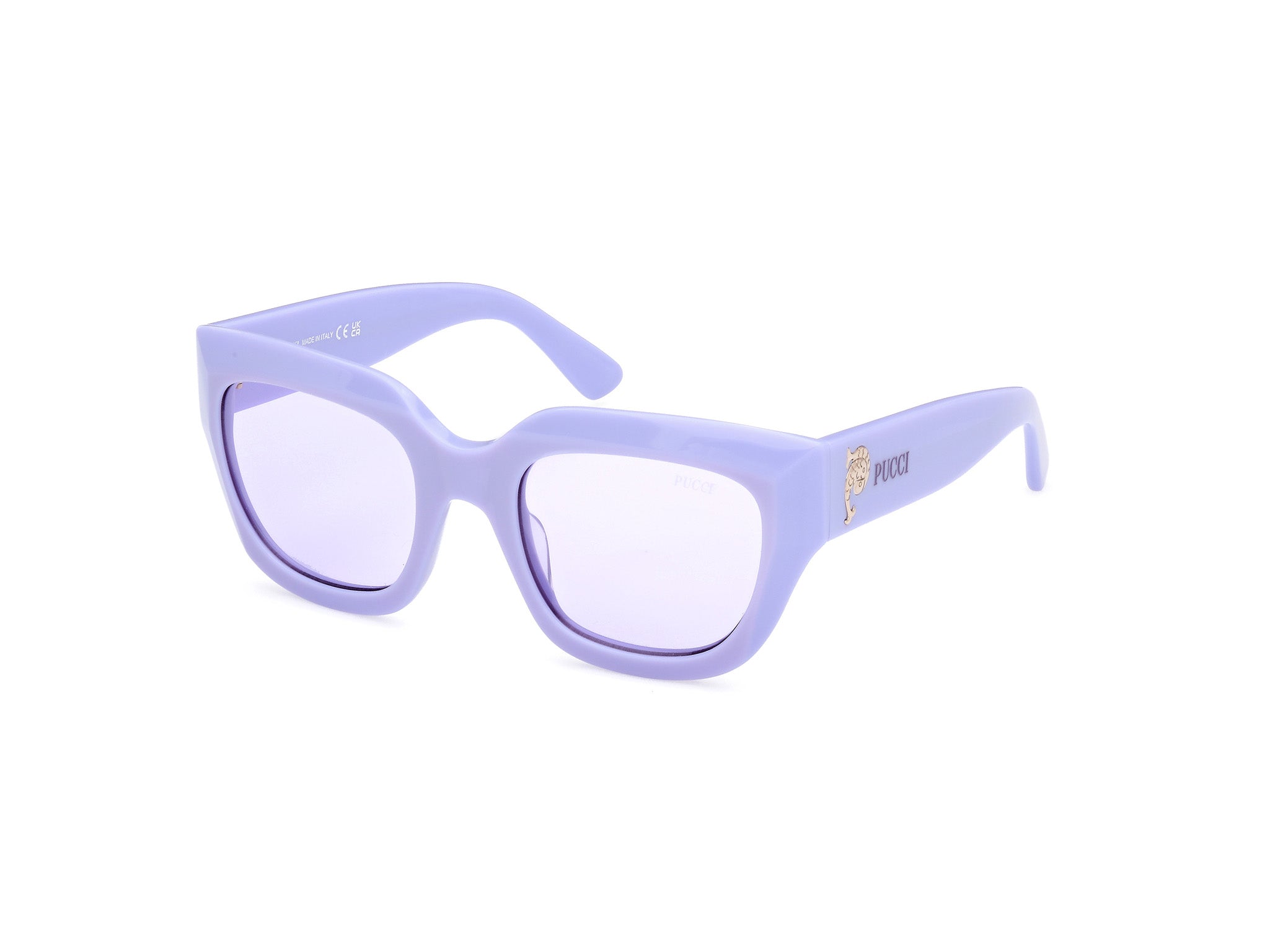 0889214470256 - Emilio Pucci Damen EP0215 78V Gläser SONNENBRILLEN Acetat Lila Blau Schmetterling Normal