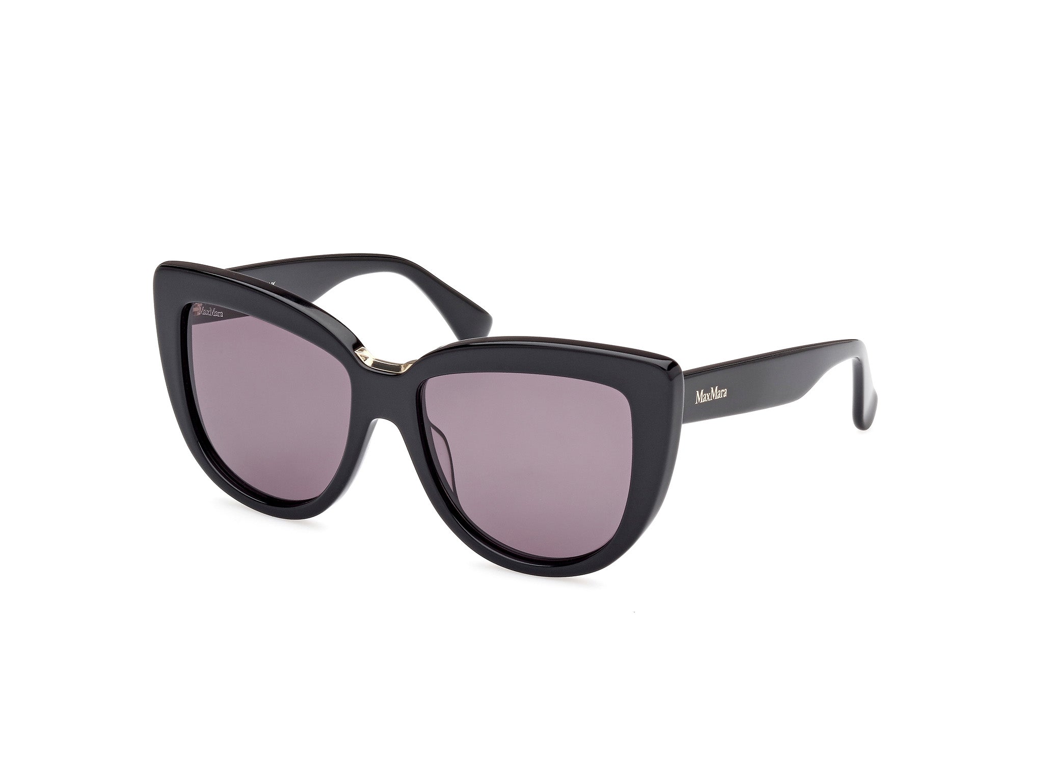 0889214470645 - Damen MM0076 SPARK2 01A Gläser SONNENBRILLEN Acetat Schwarz Rauch Cat Eye Normal