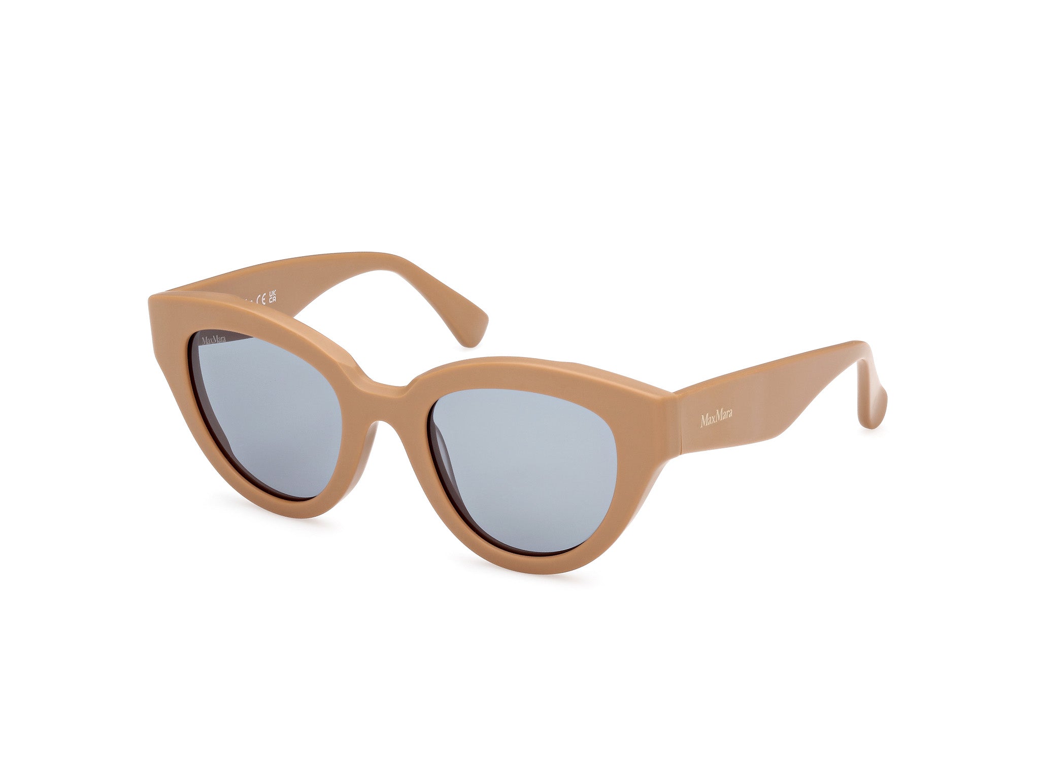 0889214470690 - Damen MM0077 GLIMPSE1 46N Gläser SONNENBRILLEN Acetat Braun Grün Cat Eye Normal