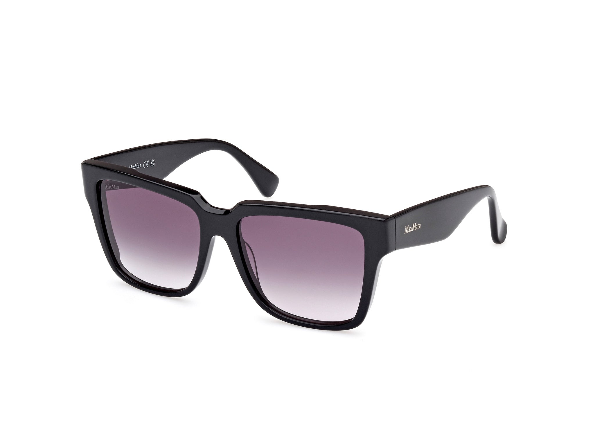 0889214470720 - Damen MM0078 GLIMPSE2 01B Gläser SONNENBRILLEN Acetat Schwarz Rauch Quadratisch Normal Schattiert