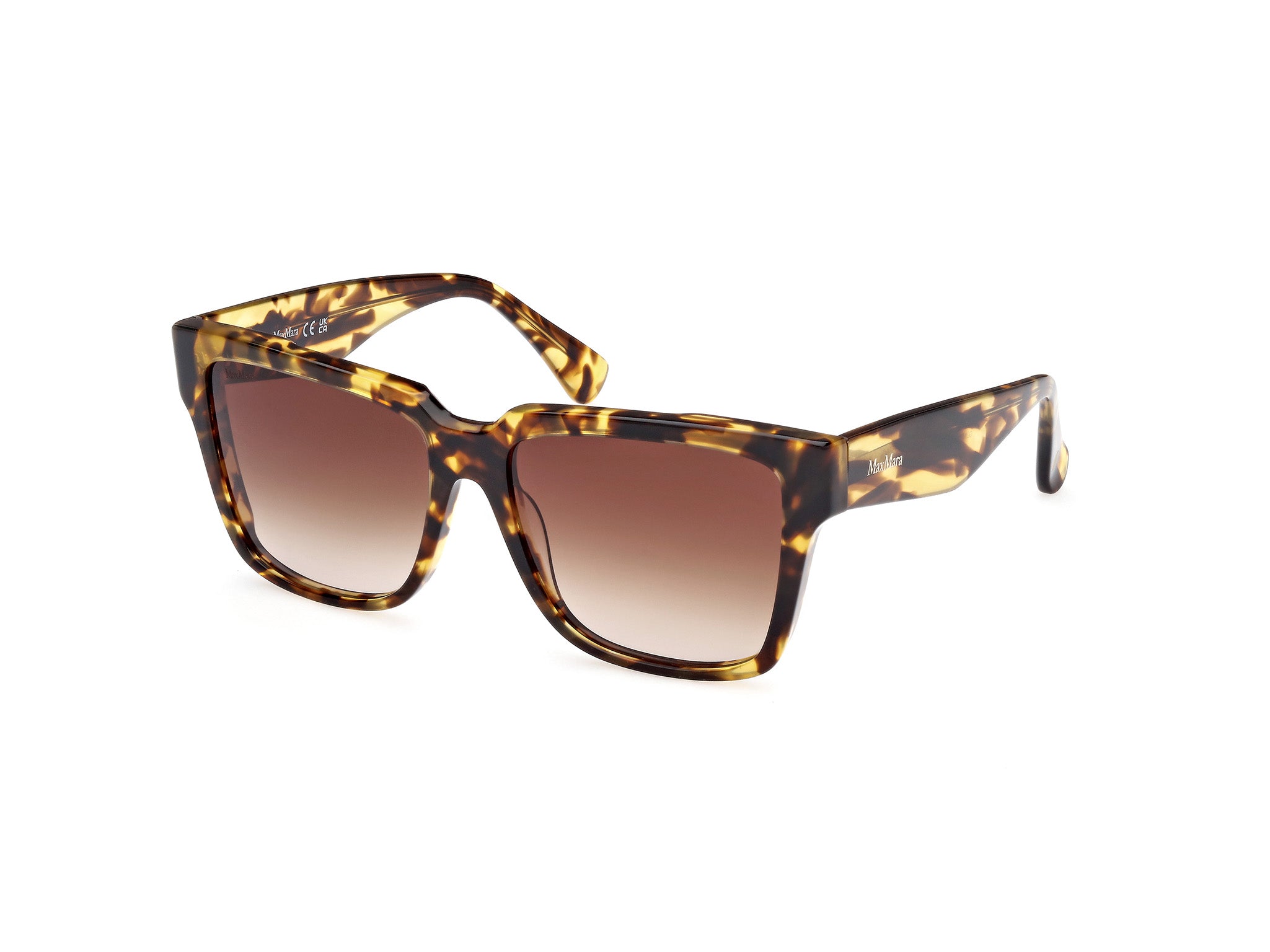 0889214470744 - Damen MM0078 GLIMPSE2 53F Gläser SONNENBRILLEN Acetat Havanna Braun Quadratisch Normal Schattiert