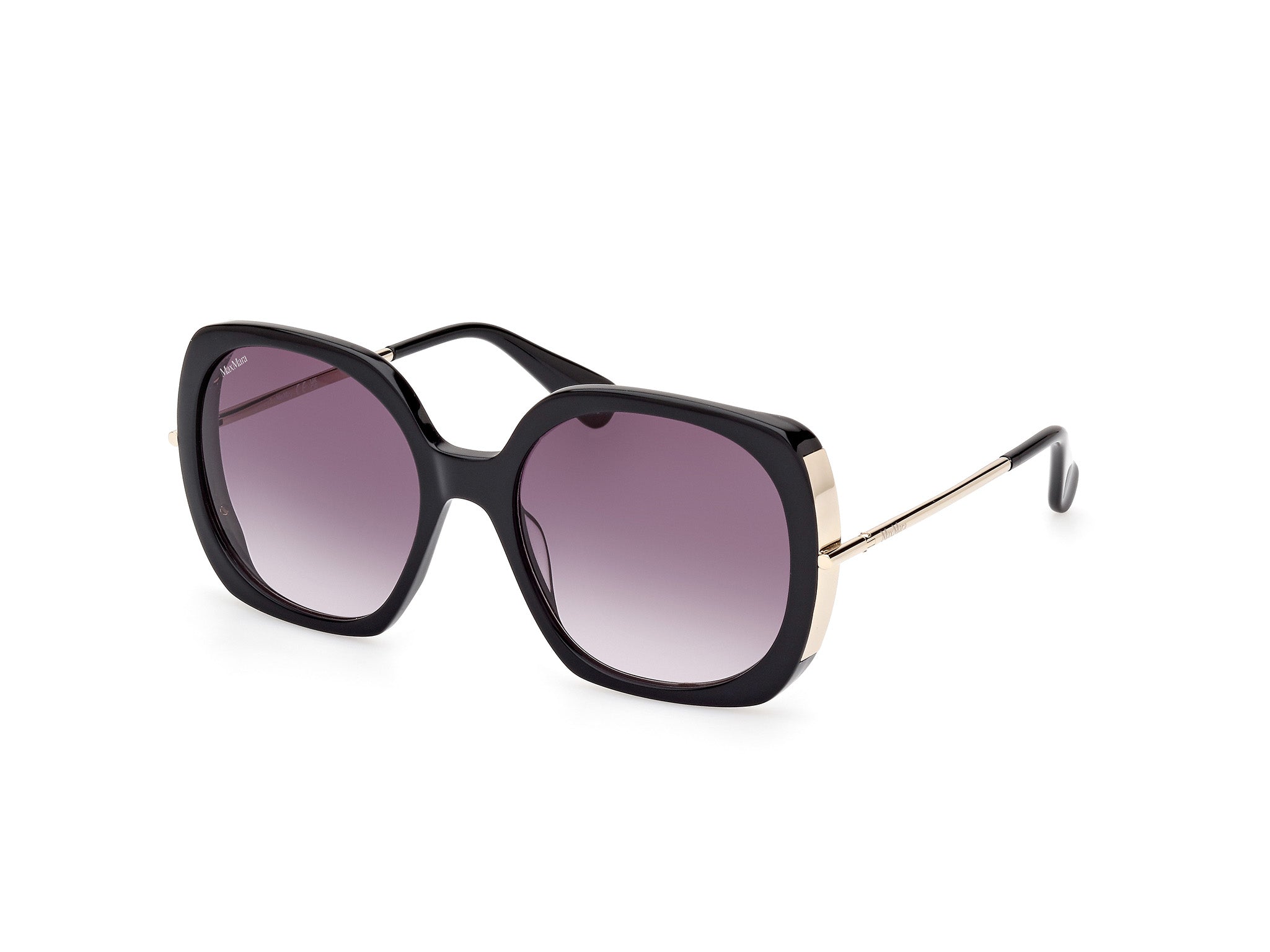 0889214470768 - Damen MM0079 MALIBU9 01B Gläser SONNENBRILLEN Acetat Schwarz Rauch Schmetterling Normal Schattiert