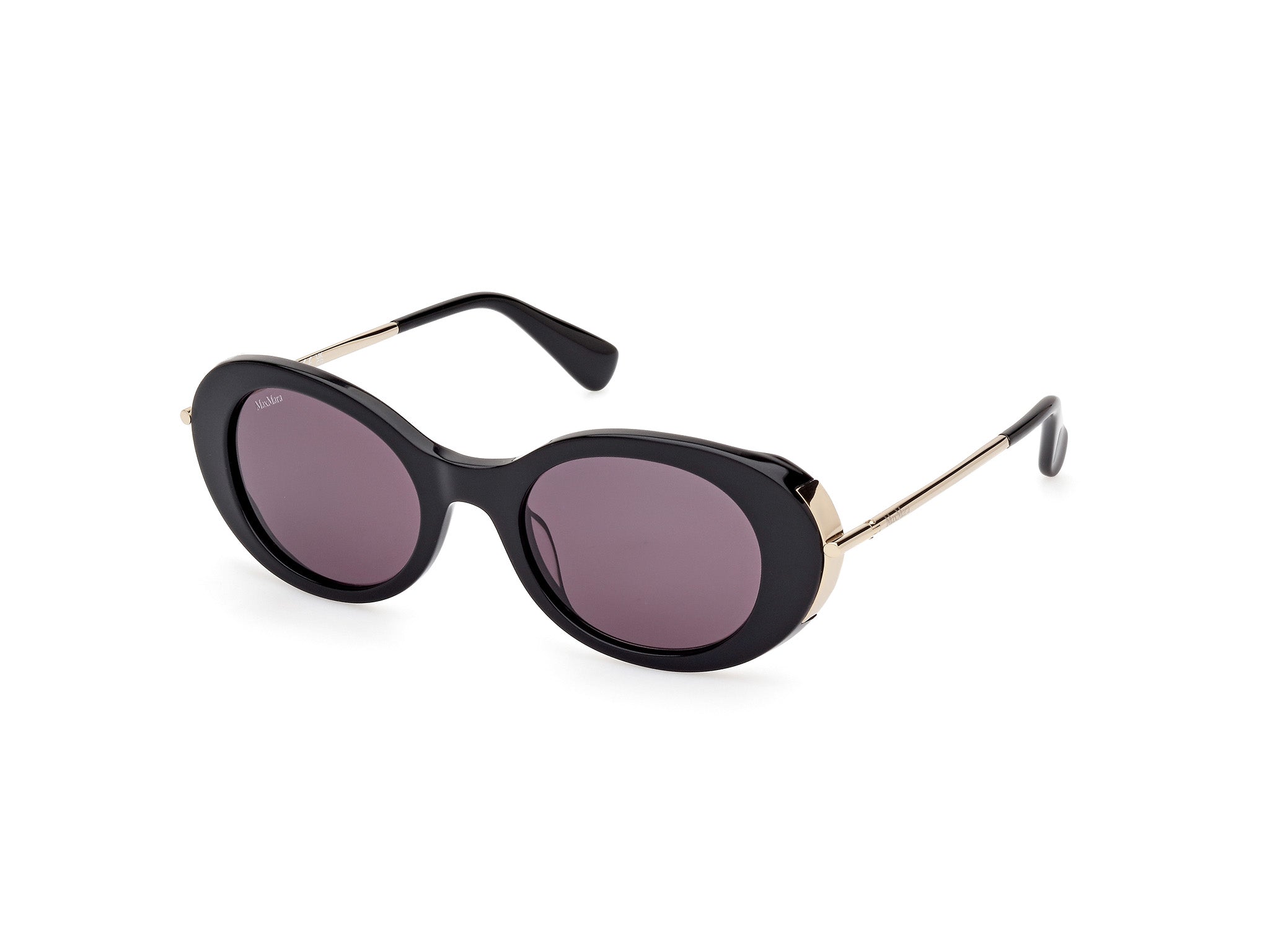 0889214470812 - Damen MM0080 MALIBU10 01A Gläser SONNENBRILLEN Acetat Schwarz Rauch Rund Normal