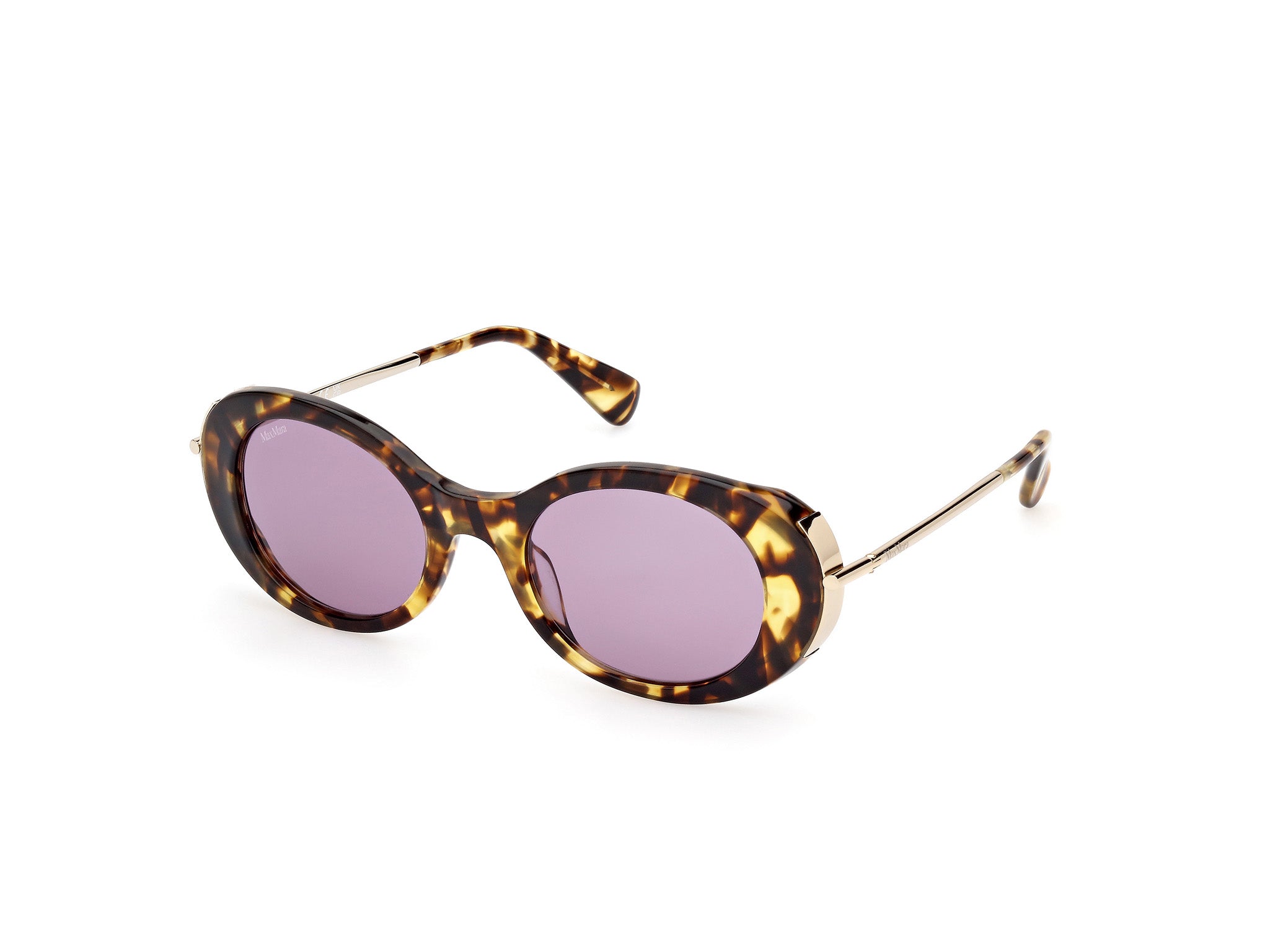 0889214470829 - Damen MM0080 MALIBU10 53Y Gläser SONNENBRILLEN Acetat Havanna Violett Rund Normal