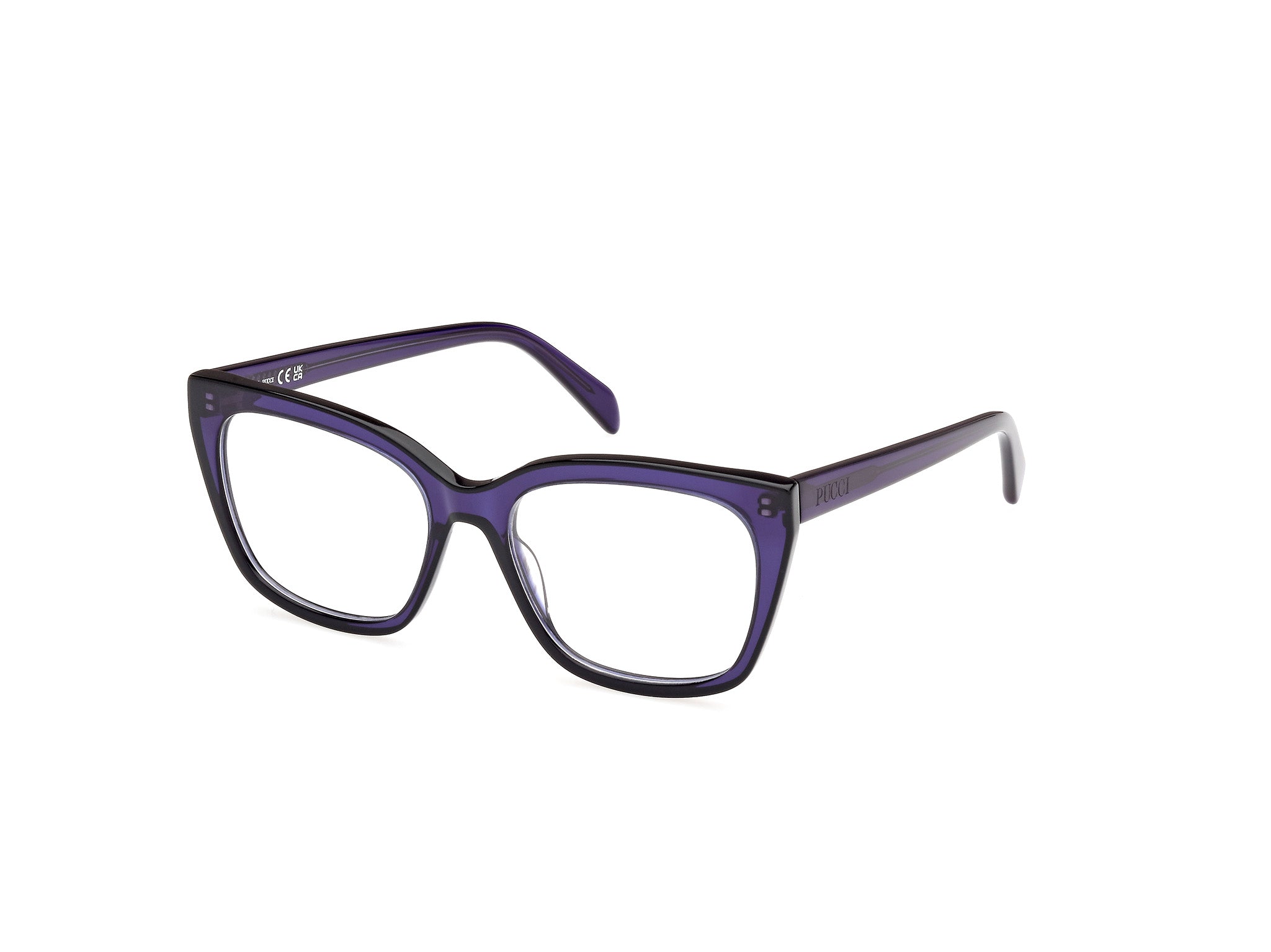 0889214476234 - Emilio Pucci Damen EP5251 092 Rahmen von BRILLEN Acetat Blau  Quadratisch Normal