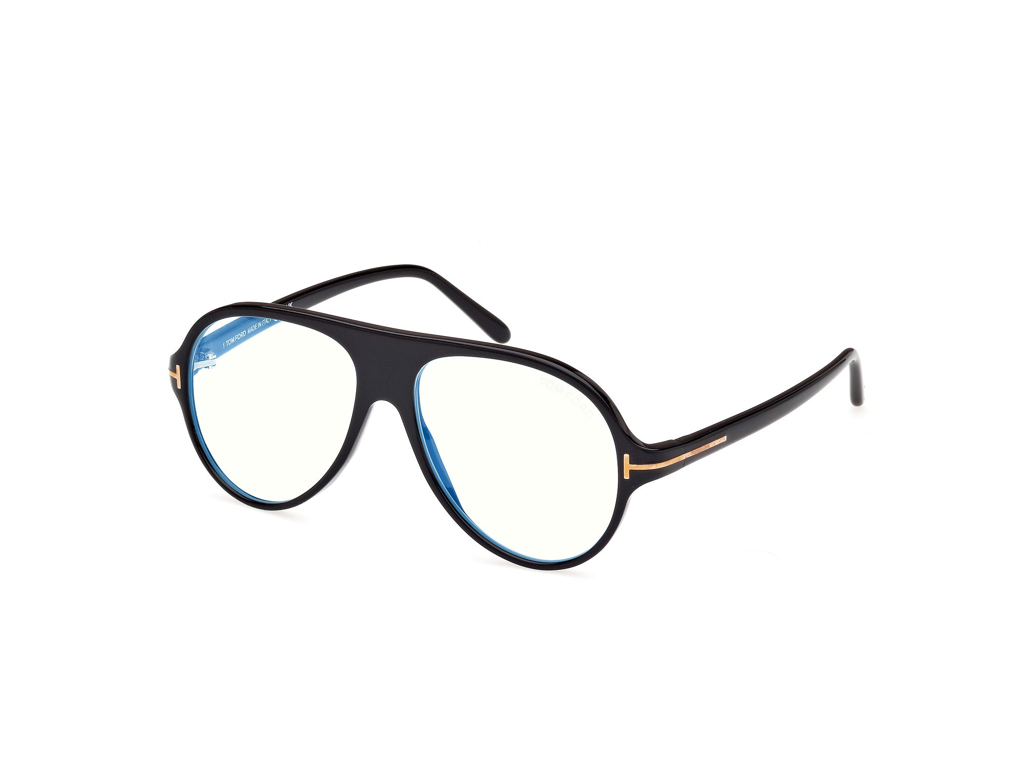 0889214476609 - TOM FORD Mann FT5012-B 001 Rahmen von BRILLEN Acetat Schwarz  Pilot Normal