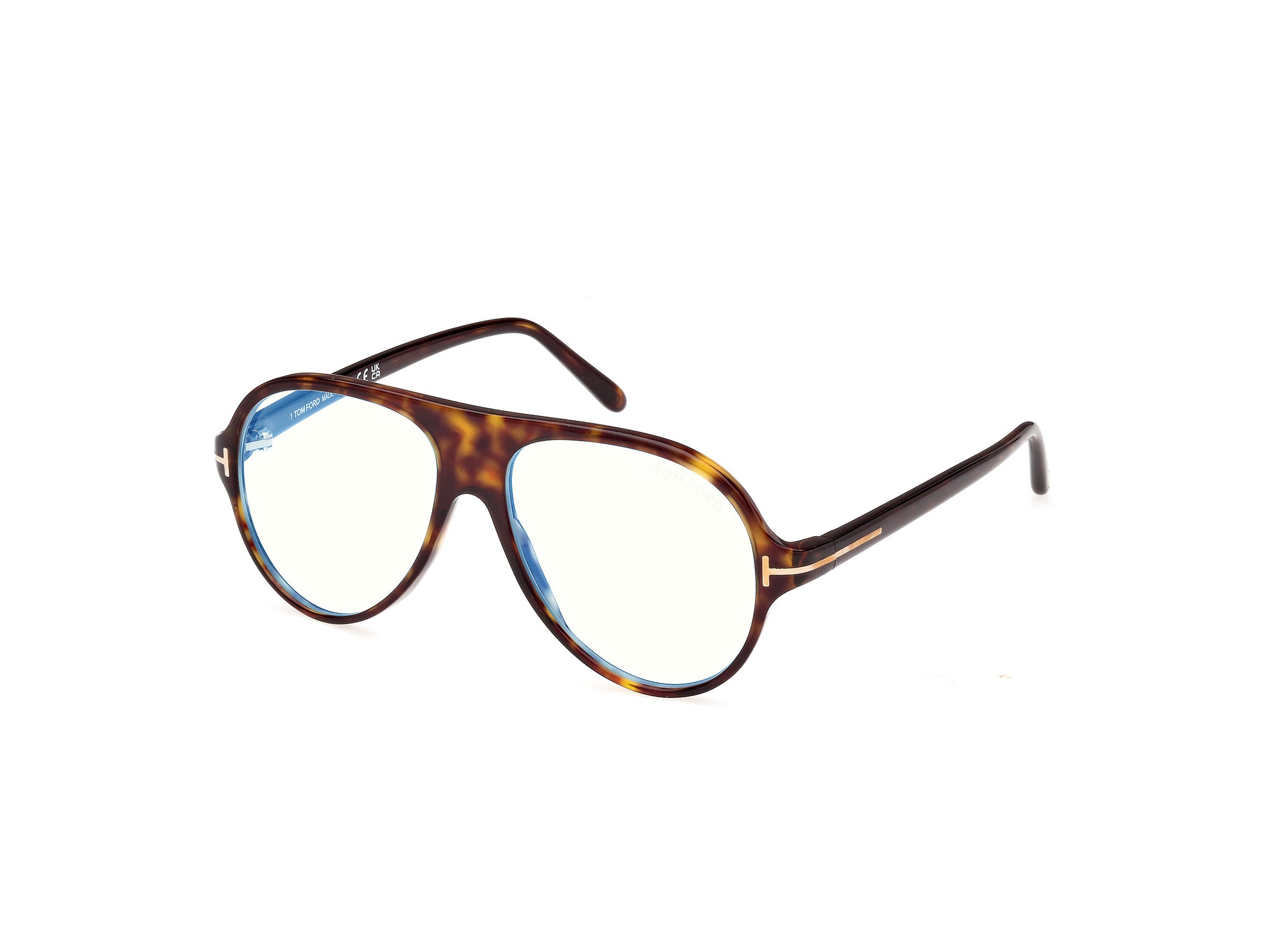 0889214476616 - TOM FORD Mann FT5012-B 052 Rahmen von BRILLEN Acetat Dunkler Havanna  Pilot Normal