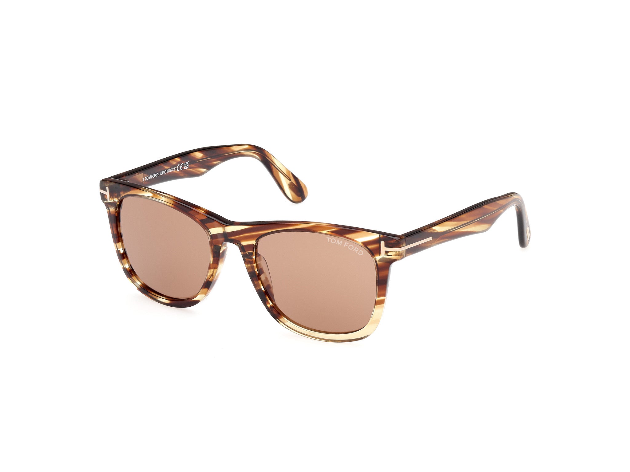 0889214477507 - TOM FORD Herren FT1099 KEVYN 55E Gläser SONNENBRILLEN Acetat Havanna Braun Quadratisch Normal