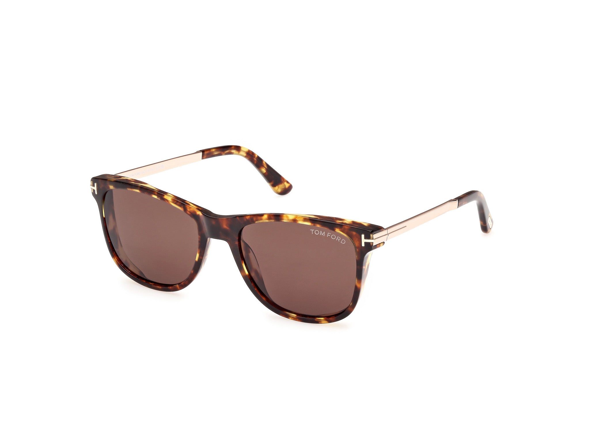 0889214479716 - TOM FORD Herren FT1104 SINATRA 52E Gläser SONNENBRILLEN Acetat Havanna Braun Quadratisch Normal