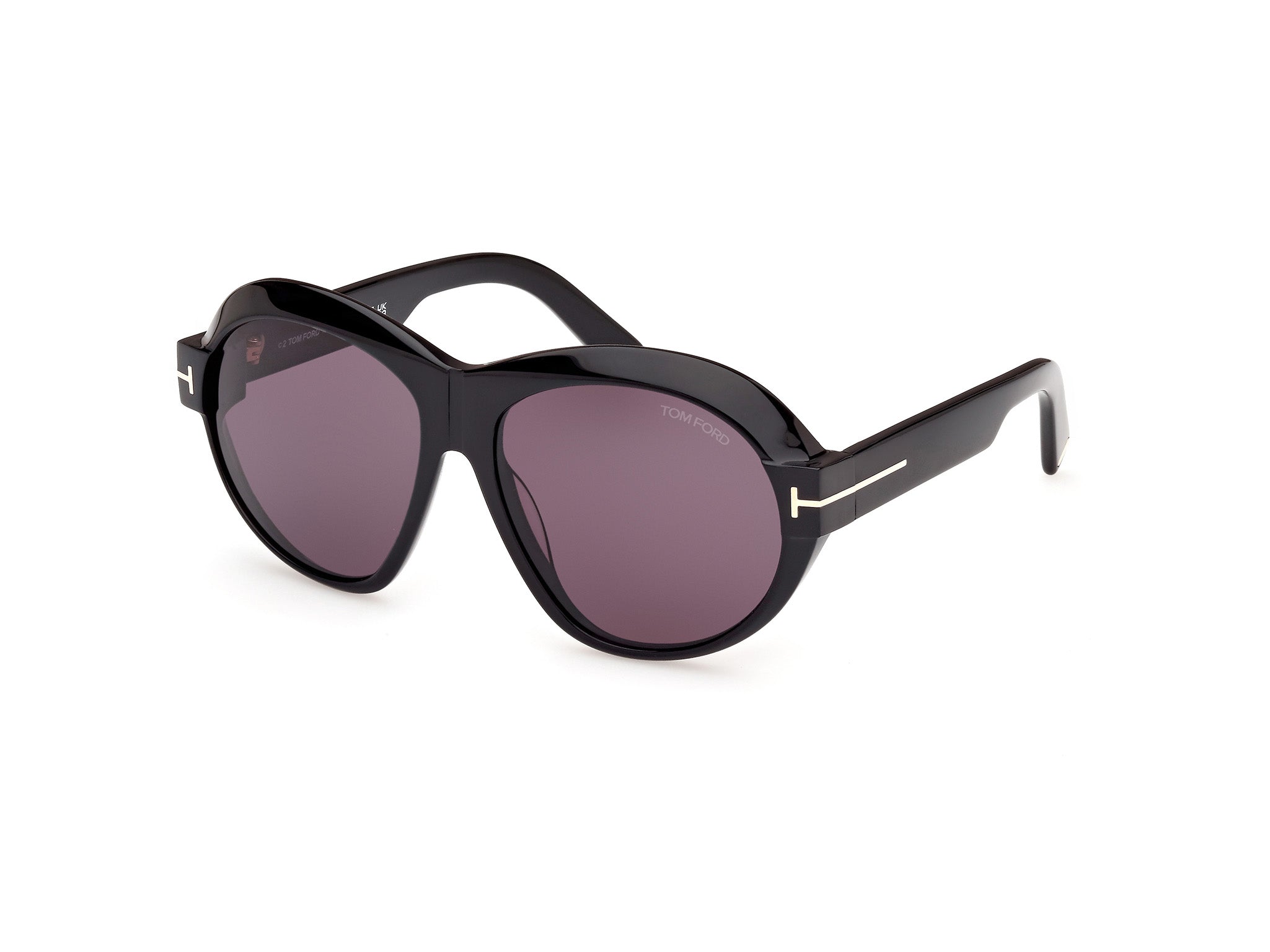 0889214479877 - TOM FORD Frau Ft1113 Ingner 01a Gläser SONNENBRILLEN Acetato Nero Fumo Kreisel Normal