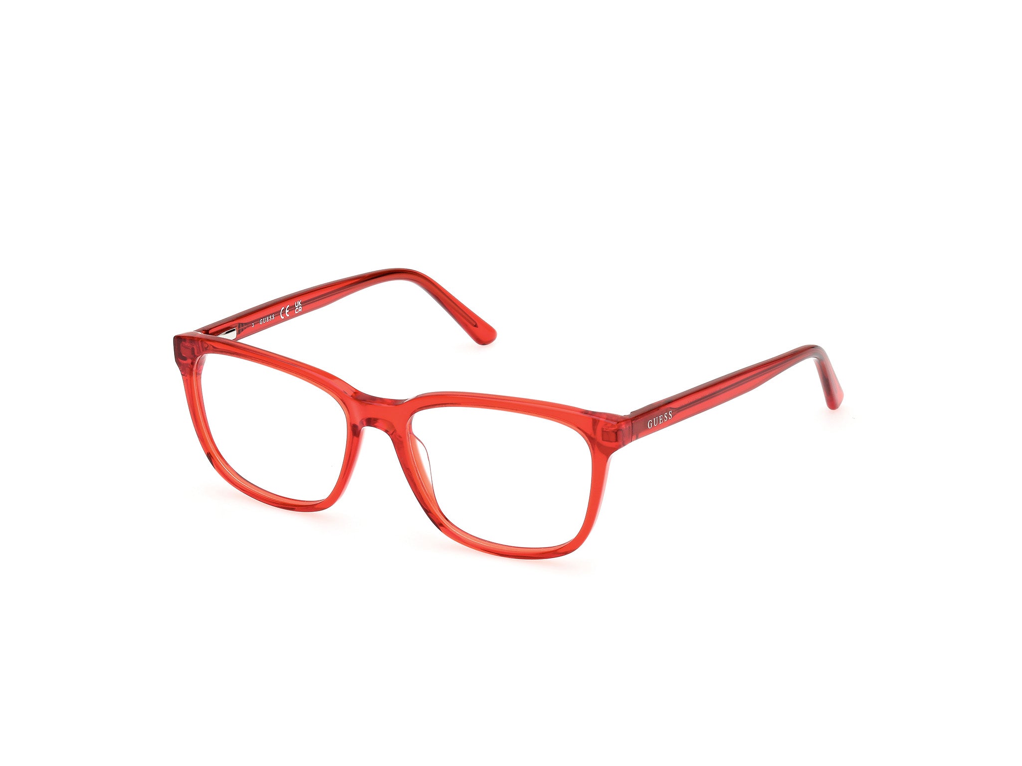 0889214483997 - Unisex Gu8269 066 Rahmen von BRILLEN Acetato Rosso  Squadrata Normal