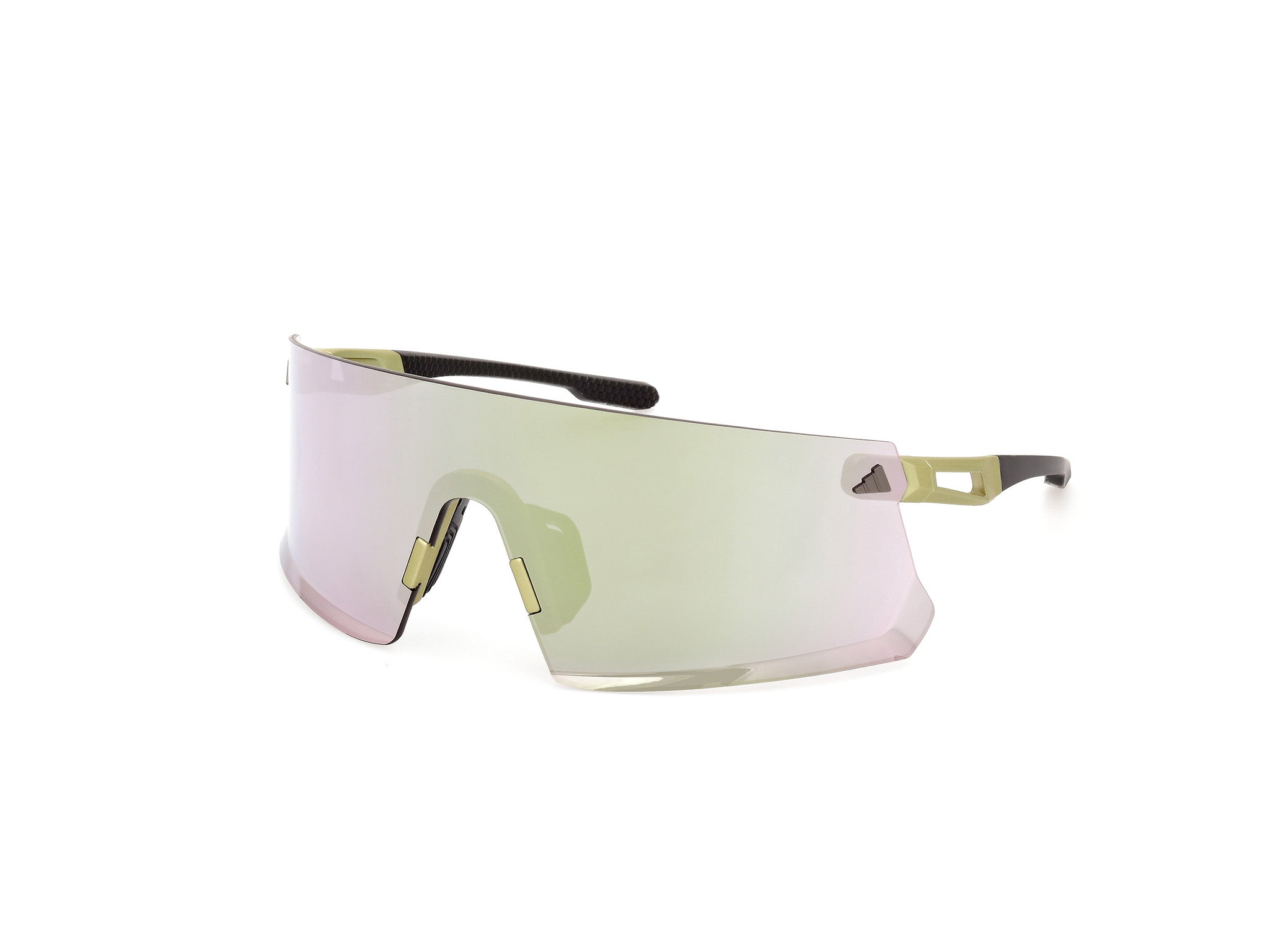 0889214486431 - Unisex SP0090 Adidas Dunamis 94Q Gläser SONNENBRILLEN Iniettato Verde Verde Maschera Normal