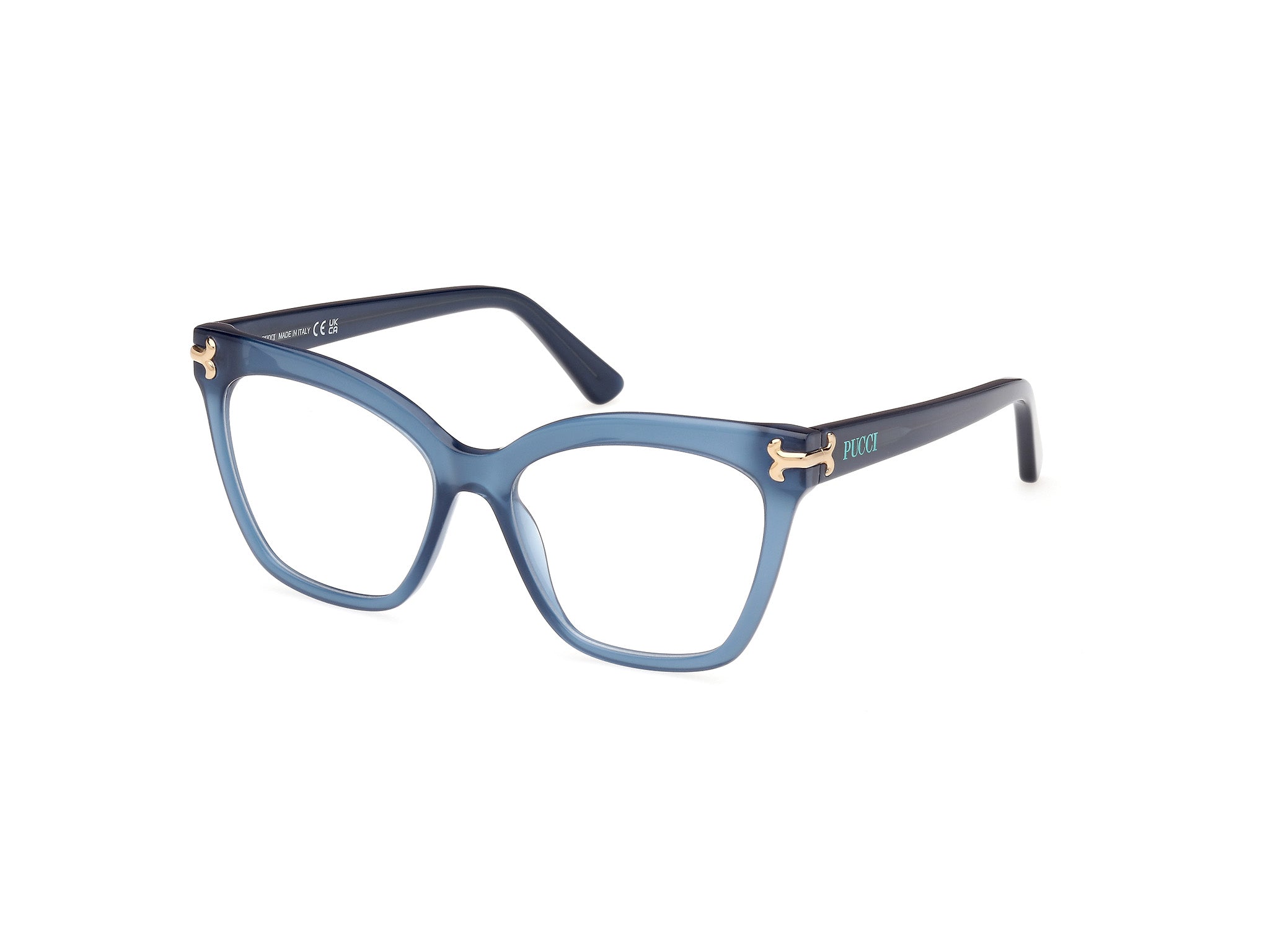 0889214487995 - Emilio Pucci Damen EP5235 090 Rahmen von BRILLEN Acetat Blau  Schmetterling Normal