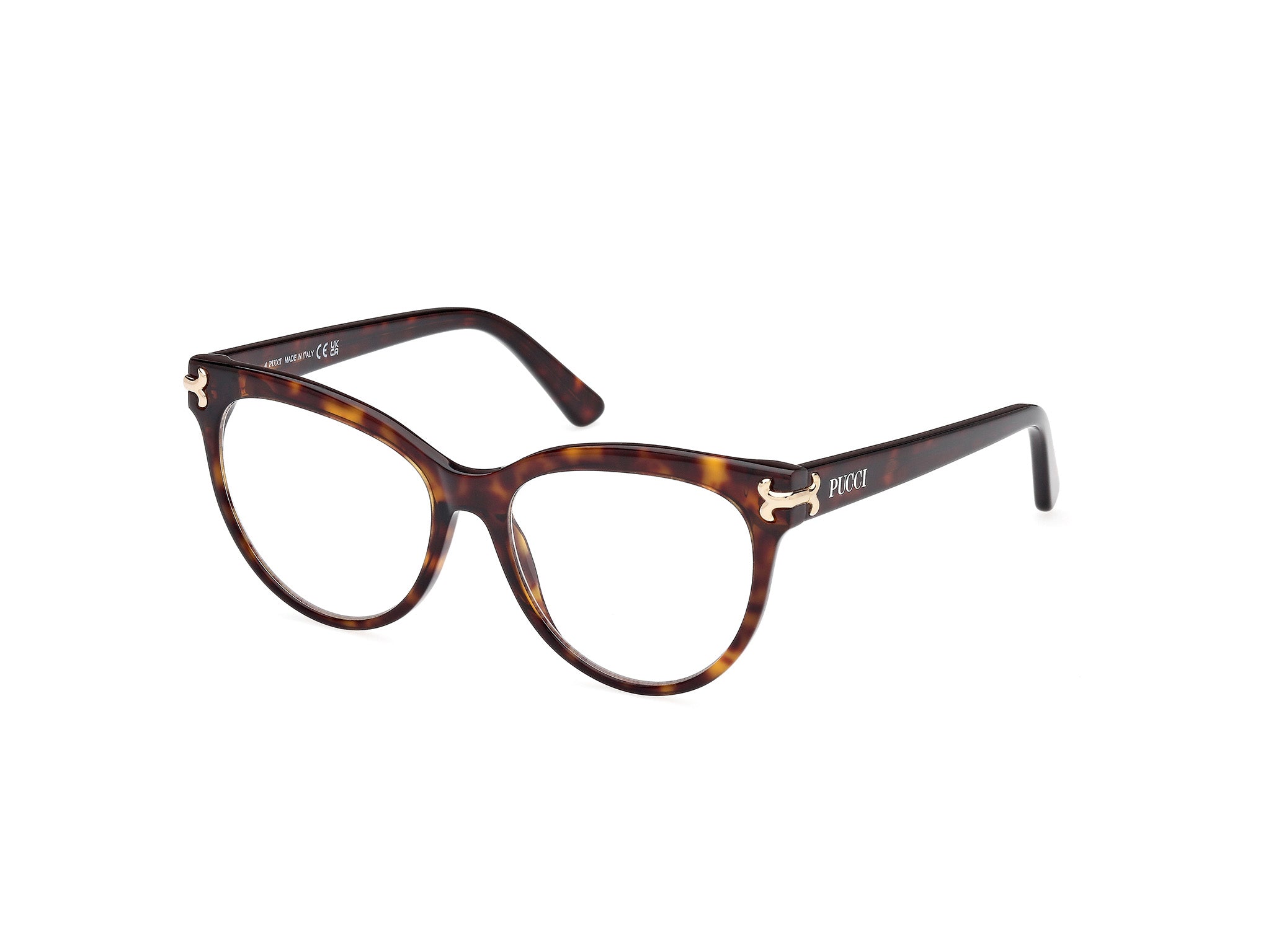 0889214488046 - Emilio Pucci Damen EP5245 052 Rahmen von BRILLEN Acetat Havanna  Cat Eye Normal