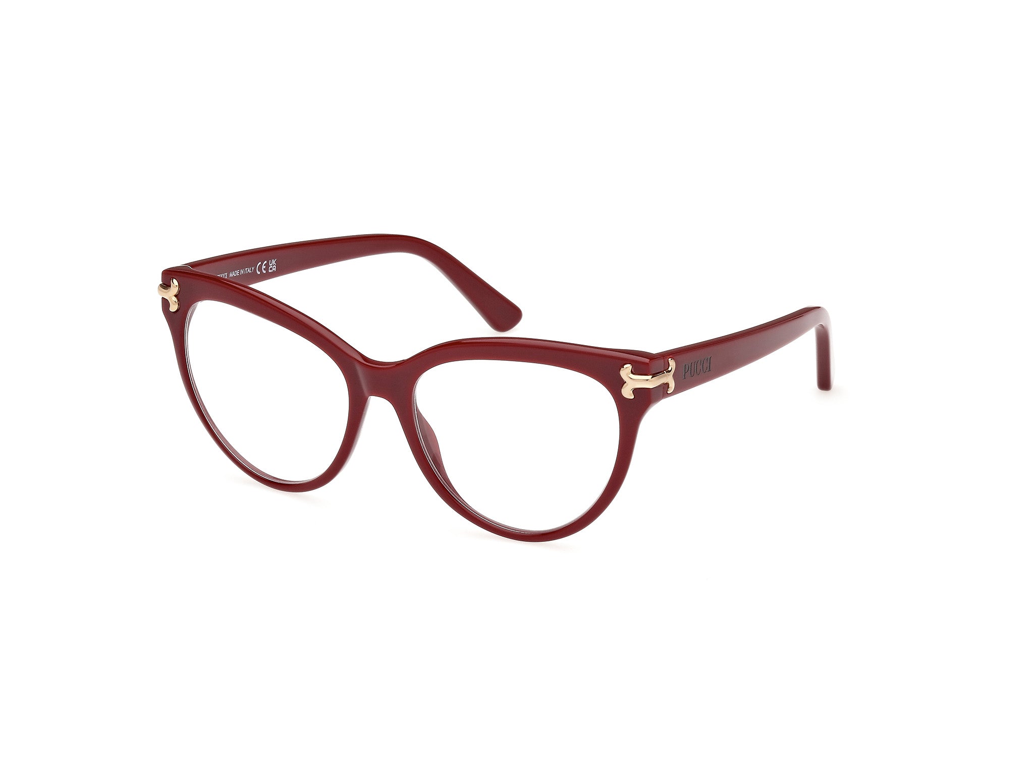 0889214488053 - Emilio Pucci Damen EP5245 071 Rahmen von BRILLEN Acetat Bordeaux  Cat Eye Normal