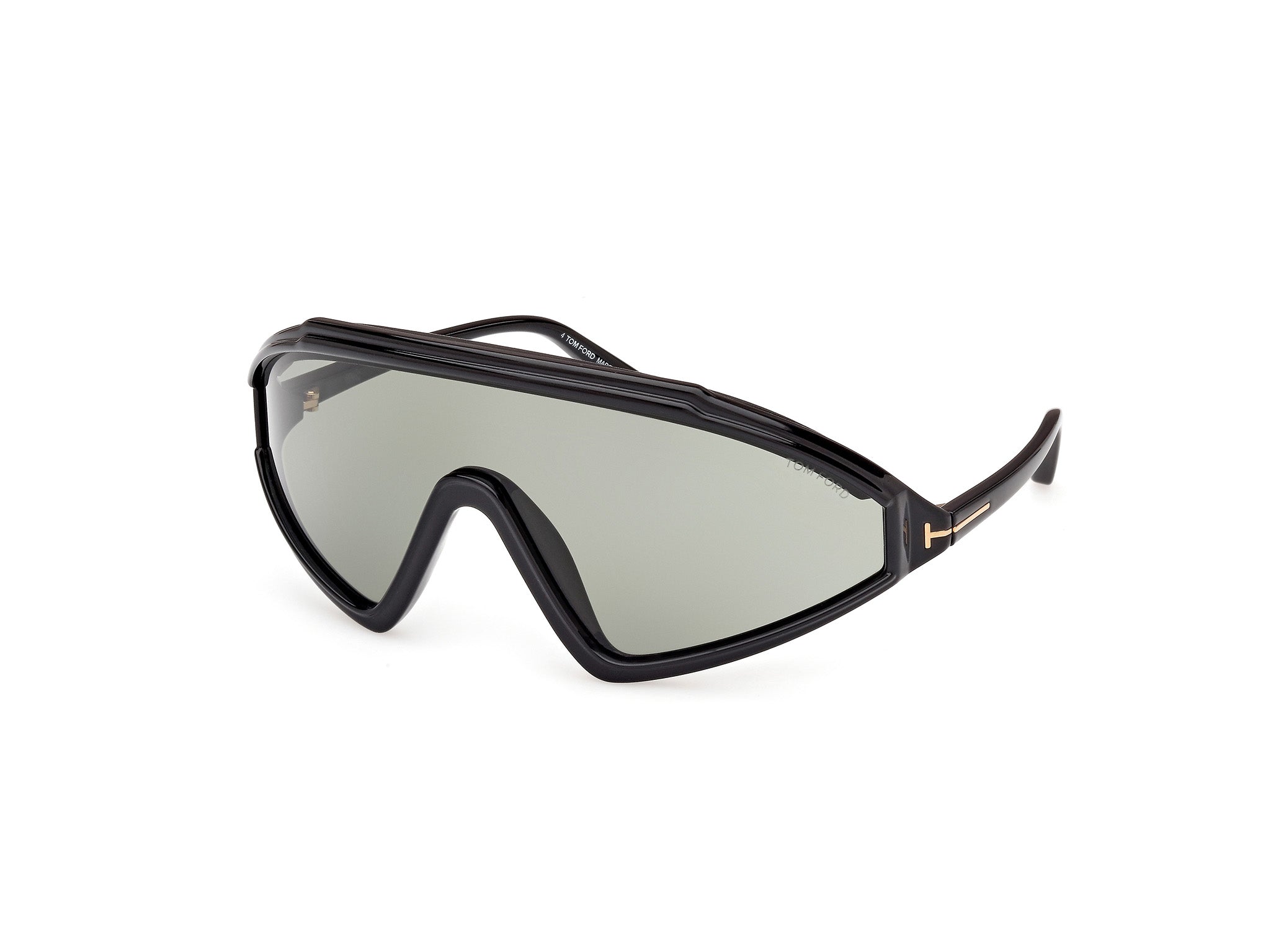 0889214488206 - TOM FORD Herren FT1121 LORNA 05A Gläser SONNENBRILLEN Injiziert Schwarz Grau Maske Normal