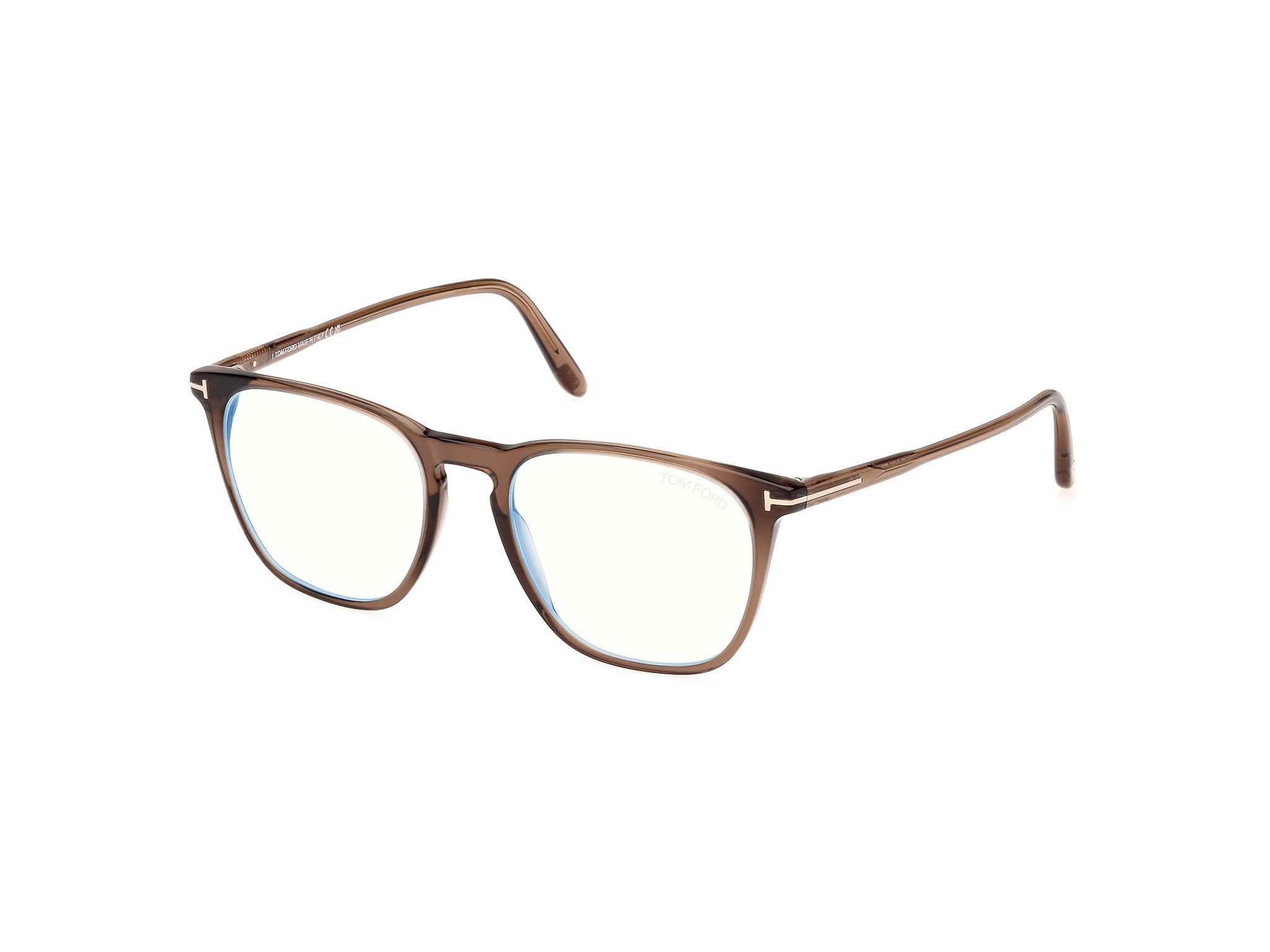 0889214488466 - TOM FORD Mann FT5937-B 048 Rahmen von BRILLEN Acetato Braun  Kreisel Normal