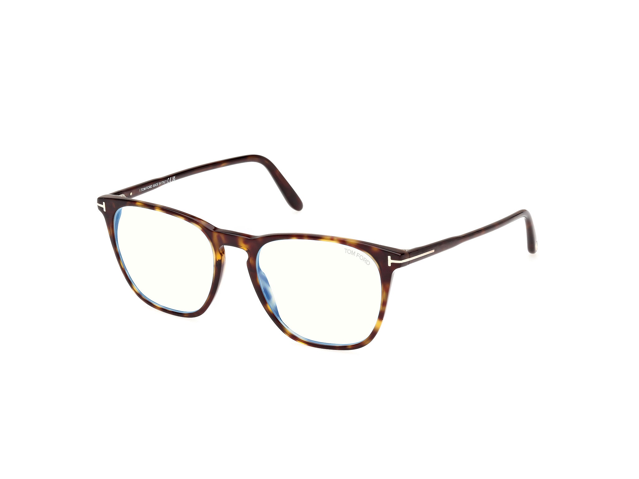 0889214488473 - TOM FORD Mann FT5937-B 052 Rahmen von BRILLEN Acetato Havanna  Kreisel Normal