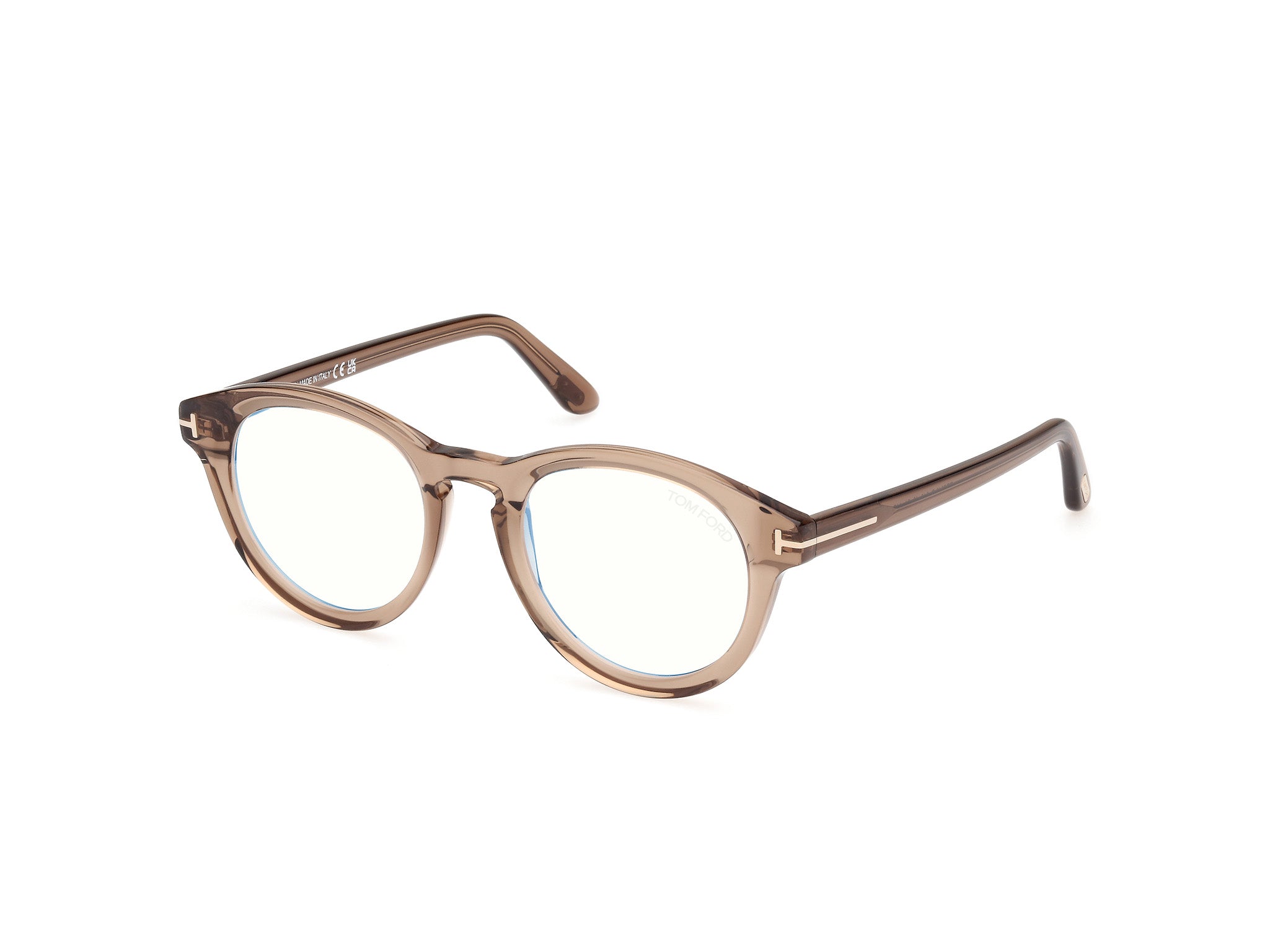 0889214488589 - TOM FORD Mann FT5940-B 48 Rahmen von BRILLEN Acetato Marrone  Kreisel Normal