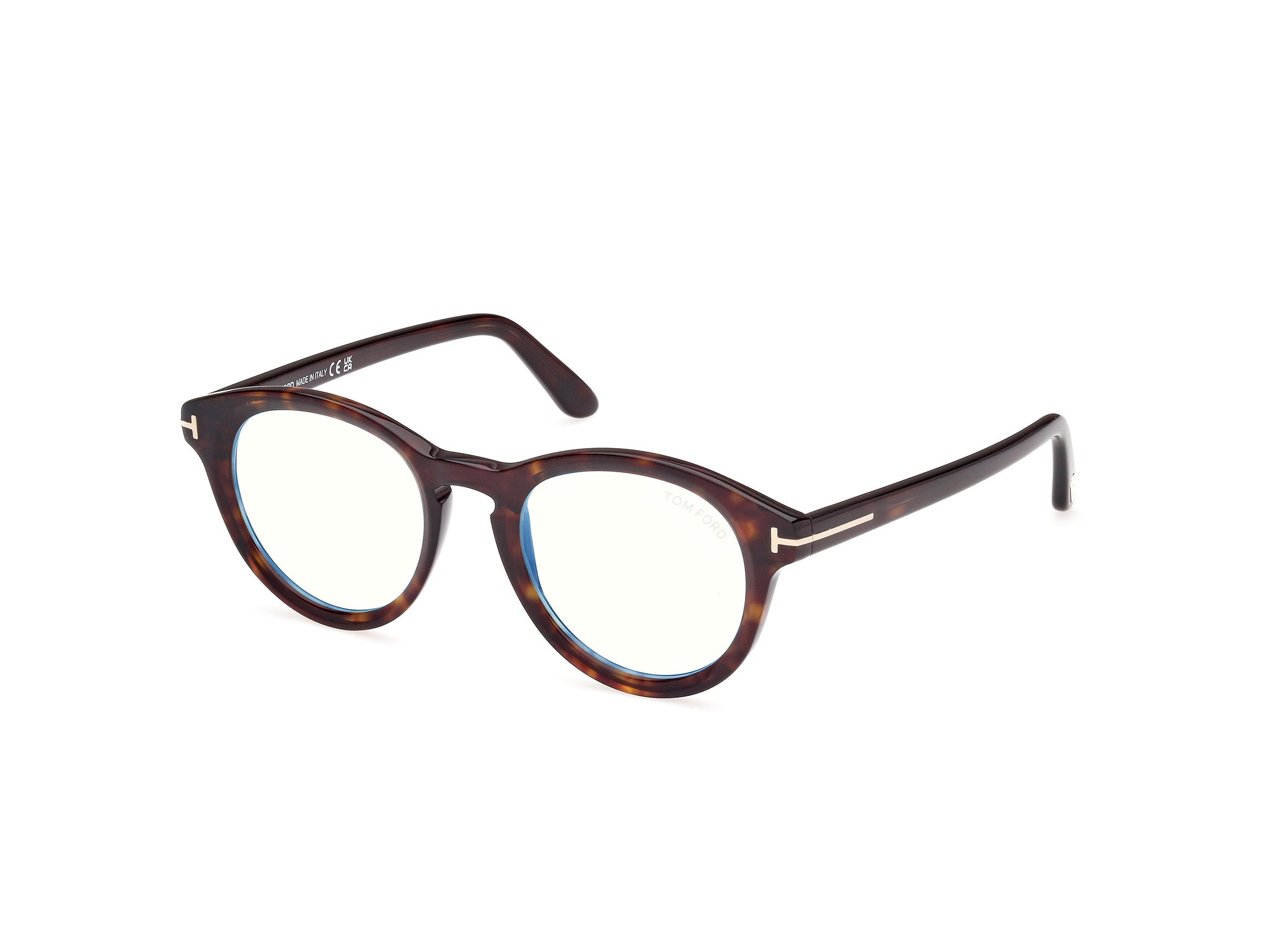 0889214488596 - TOM FORD Mann FT5940-B 52 Rahmen von BRILLEN Acetato Havana  Kreisel Normal